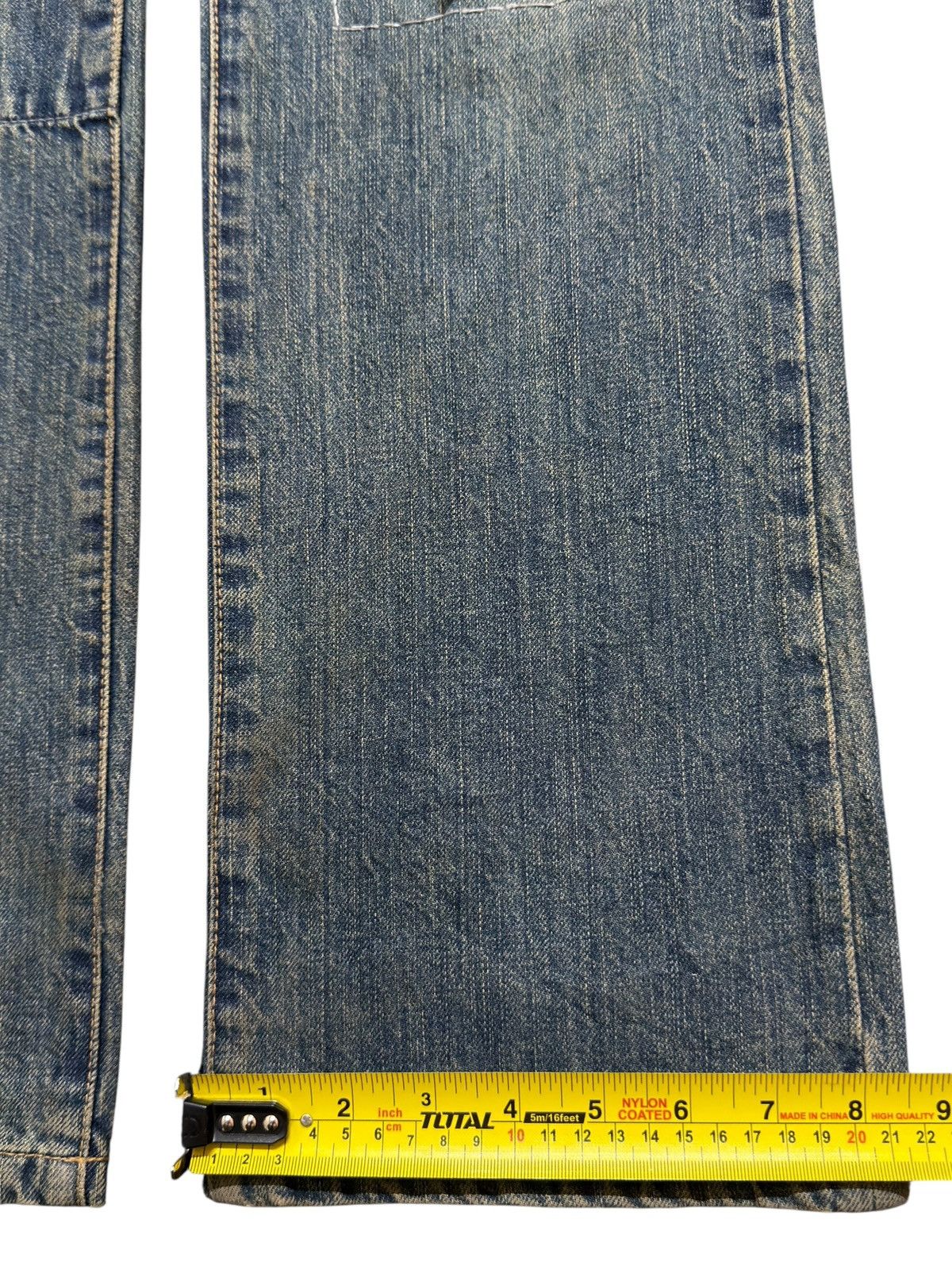 Morgan Homme Vintage Japan Morgan Homee Sashiko Boro Distressed Wide Leg Size US 29 - 17 Thumbnail
