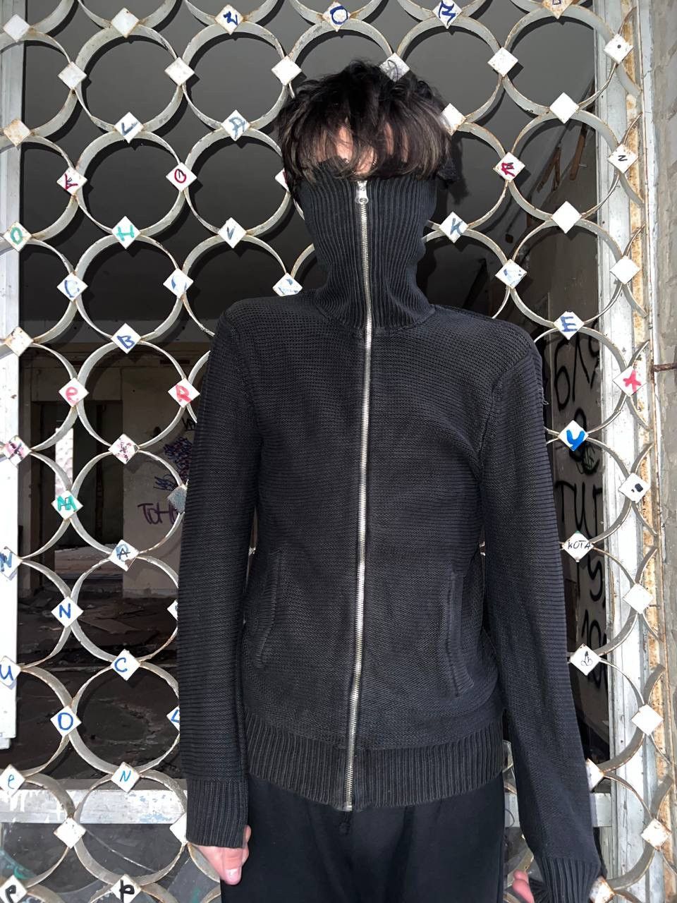 H&M × Vintage Vintage Y2K Archival Owens Style Long Collar Opium Hoodie Size US S / EU 44-46 / 1 - 2 Thumbnail