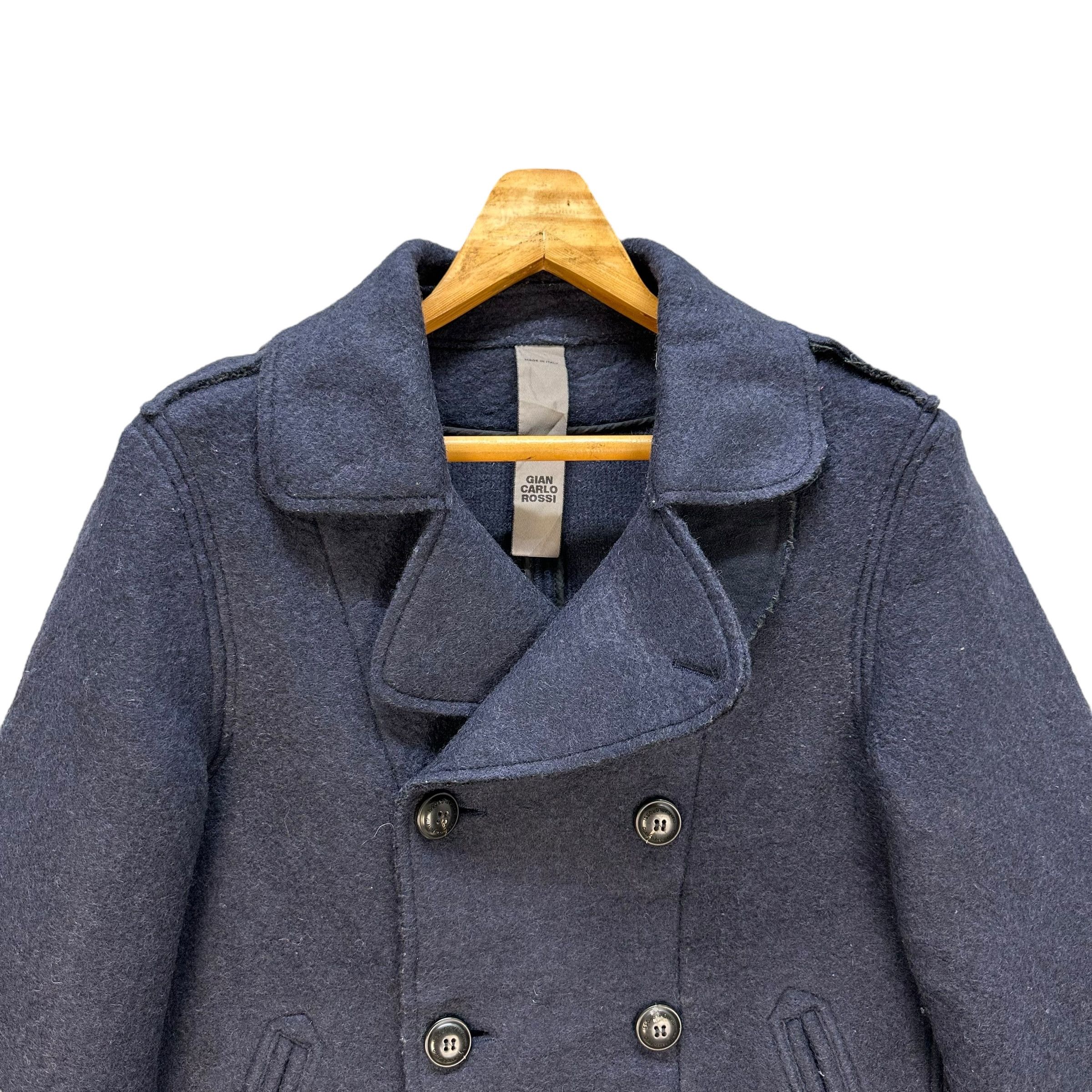 GIAN CARLO ROSSI GIAN CARLO ROSSI Double Breasted Wool Coat #A63-1526 Size US S / EU 44-46 / 1 - 2 Thumbnail