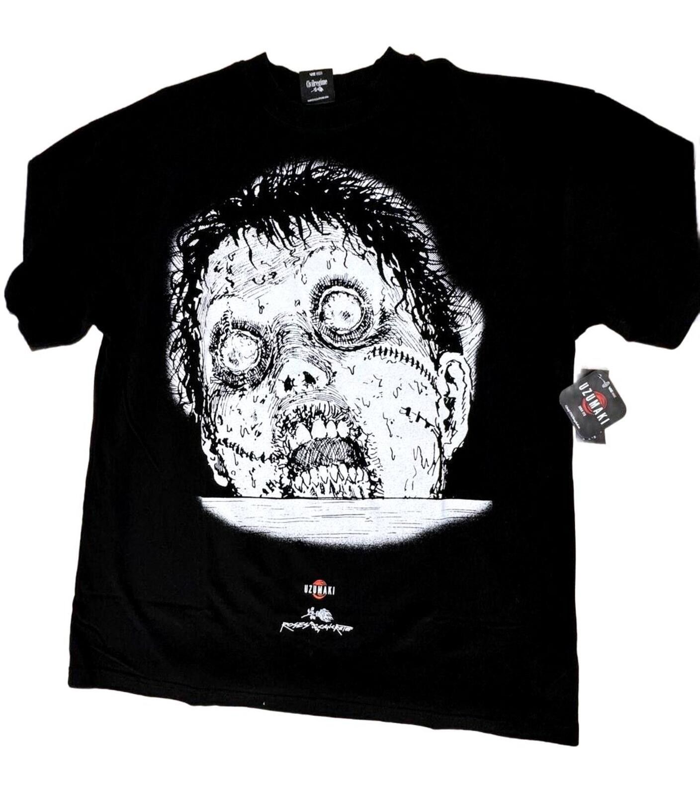 Civil Regime Civil Regime Uzumaki Graphic Black Cotton T-Shirt--Medium OS Size US M / EU 48-50 / 2 - 1 Thumbnail