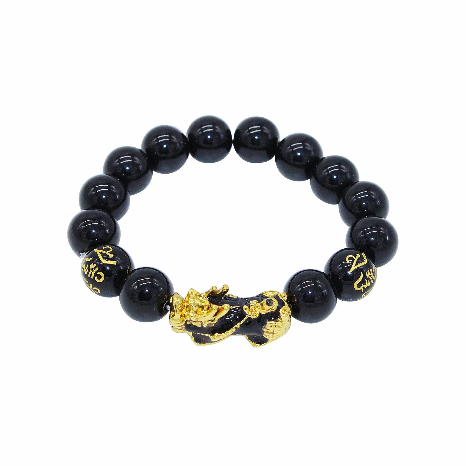Jewelry 🔴 Bracelet - Gold Dragon & Script Thermochromic Size ONE SIZE - 1 Preview