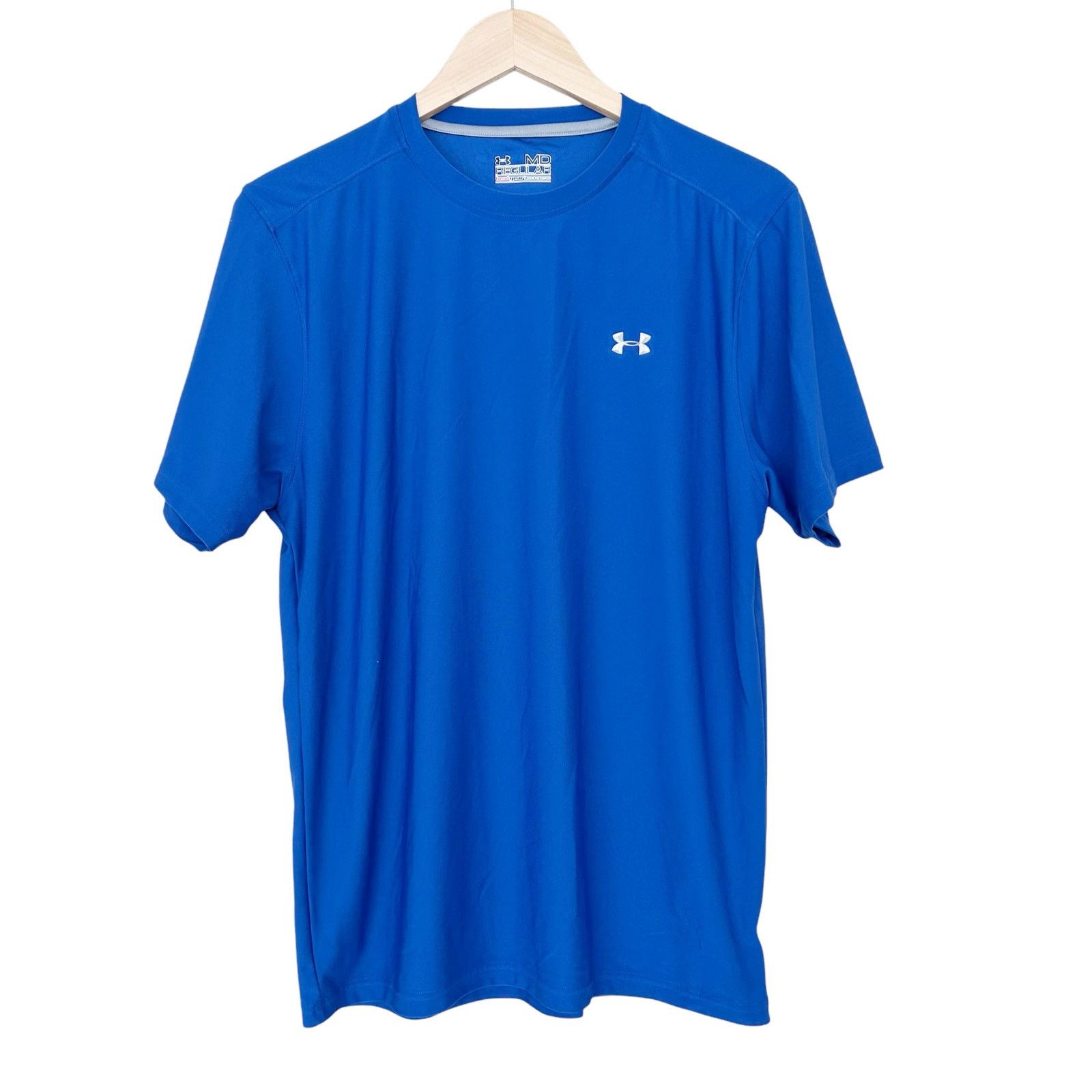 Under Armour Under Armour Blue Heatgear Short Sleeve T Shirt Sz M Size US M / EU 48-50 / 2 - 1 Thumbnail