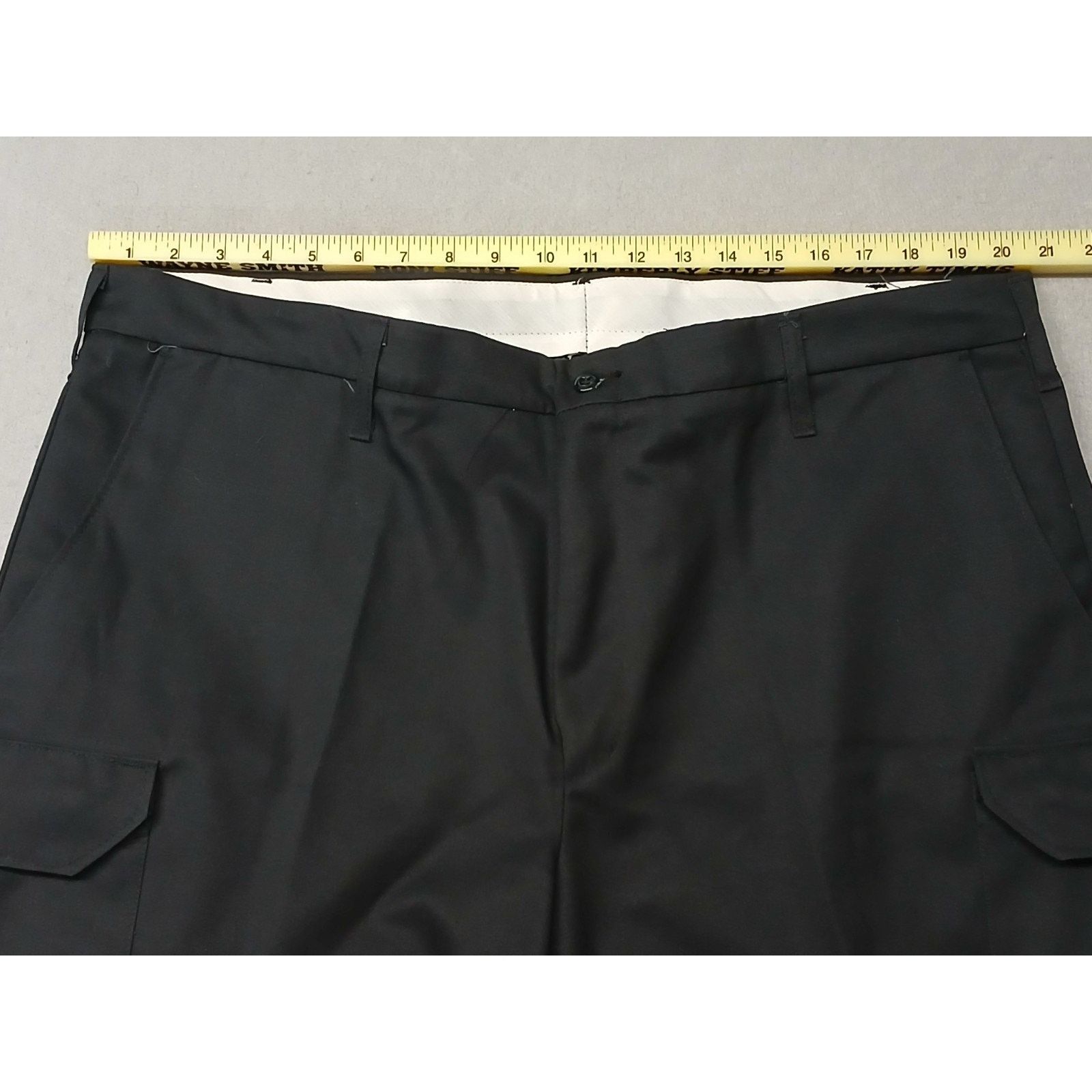 Other Unifirst (42x32) Men's Black Reflective Straight Cargo Pants Size US 42 / EU 58 - 3 Thumbnail