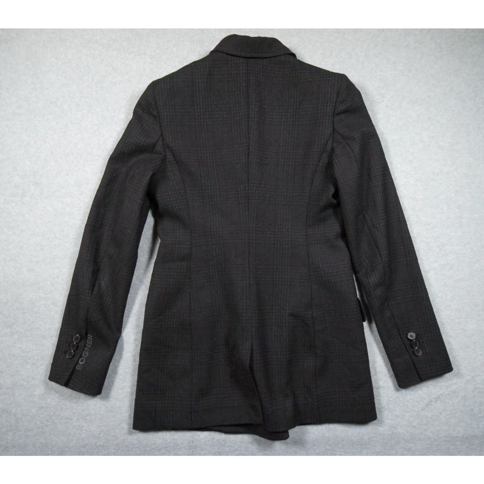Bogner Bogner Blazer Womens 4 Black Double Breasted Jacket Wool Blend Casual Business Size S / US 4 / IT 40 - 5 Thumbnail