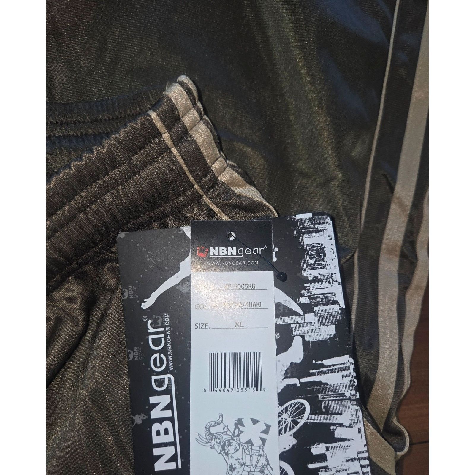 Other NBN Gear Mocha/Khaki Active Drawstring Sweatpants Men Size X Size US 36 / EU 52 - 9 Thumbnail