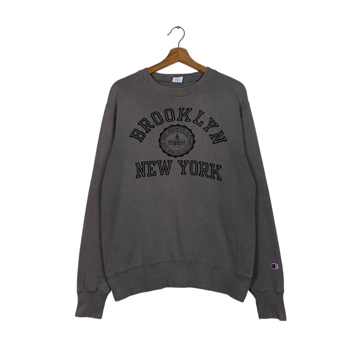 Champion Vintage Champion Brooklyn New York Sweatshirt Size US S / EU 44-46 / 1 - 1 Thumbnail