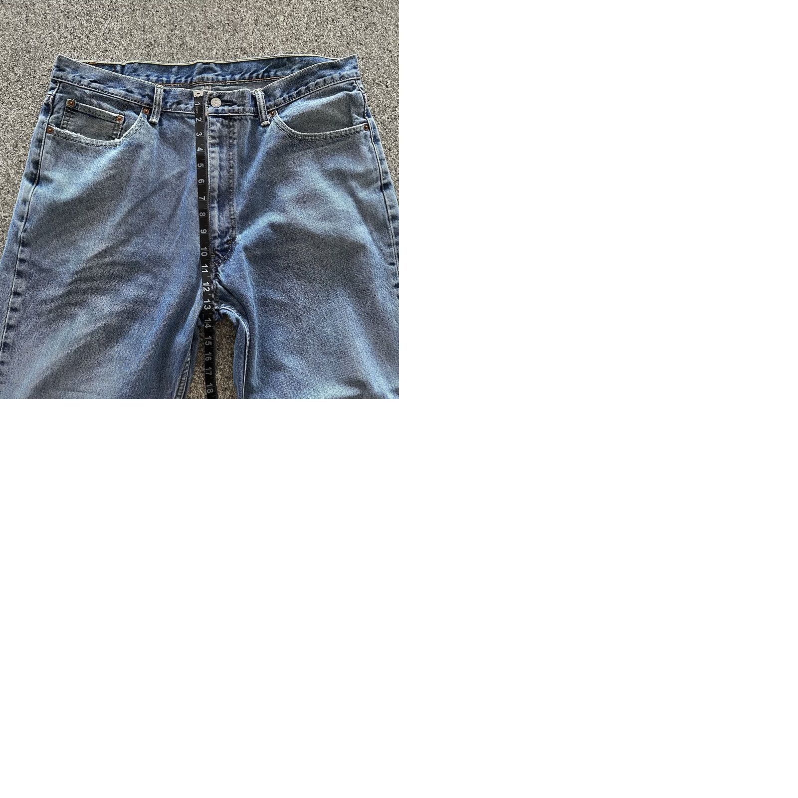 Levi's Levi's 550 Jeans Mens 40x30 Relaxed Fit Denim Blue Medium Wash Jeans Mens 40 IN Blue Levi's 550 Modern Fit 5-Pocket Men's Jeans Size US 40 / EU 56 - 9 Thumbnail