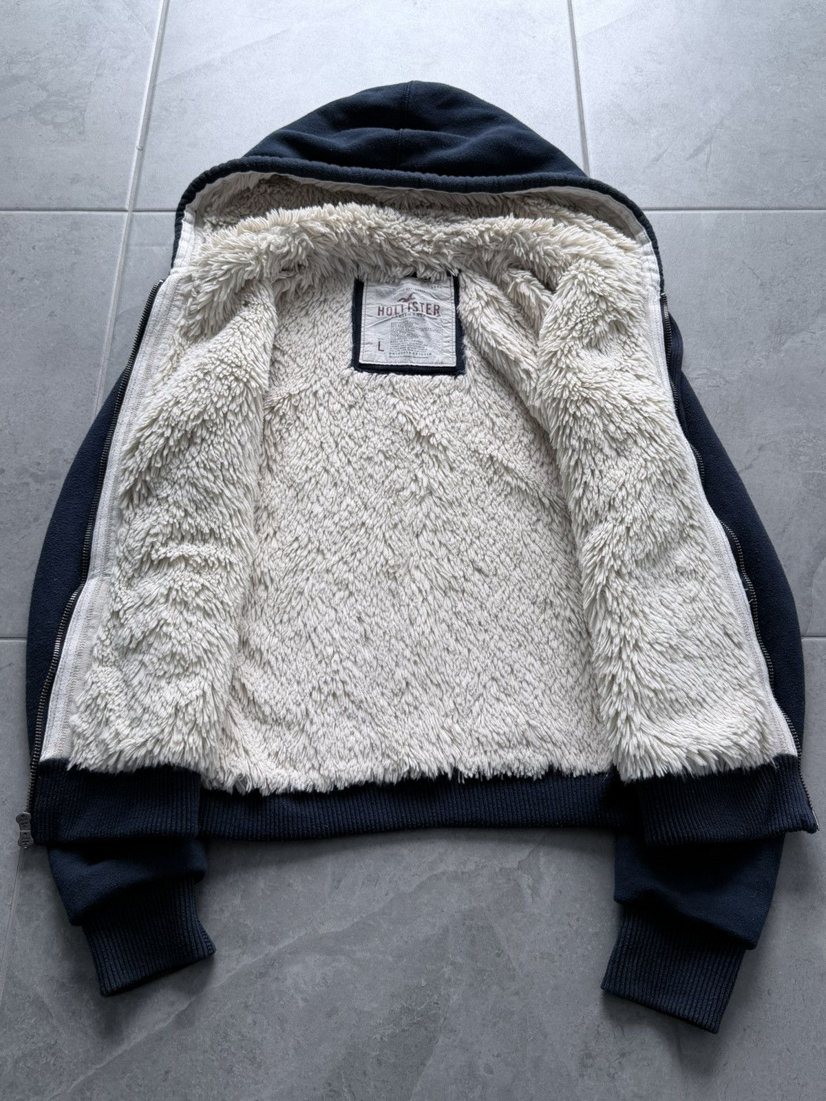 Hollister 2000s Y2K Hollister Fur Zip Hoodie Size US S / EU 44-46 / 1 - 3 Thumbnail