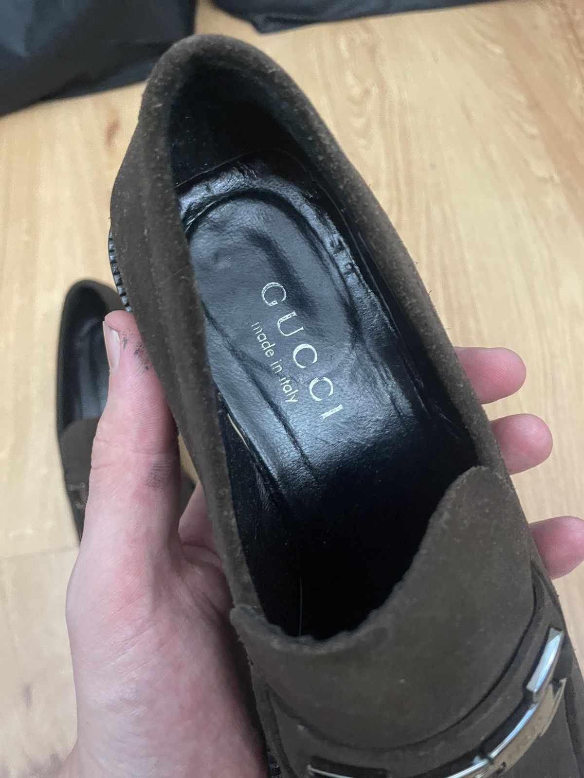 Prada Gucci Tom Ford velour leather loafers Size US 7 / IT 37 - 13 Thumbnail