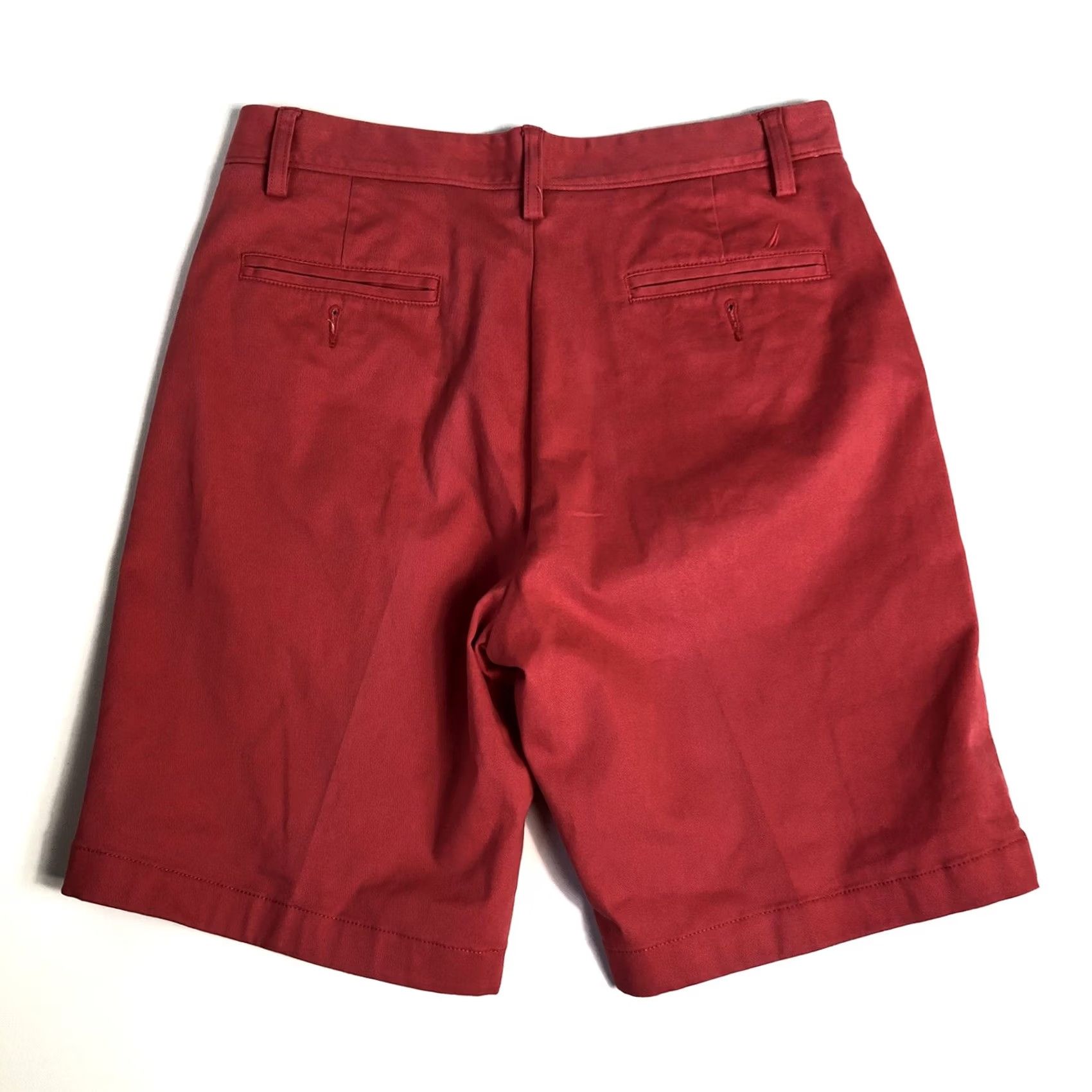 Nautica Nautica Coral Mens deck shorts Classic Fit Red Size 30x8.5 F21 Size US 30 / EU 46 - 2 Thumbnail
