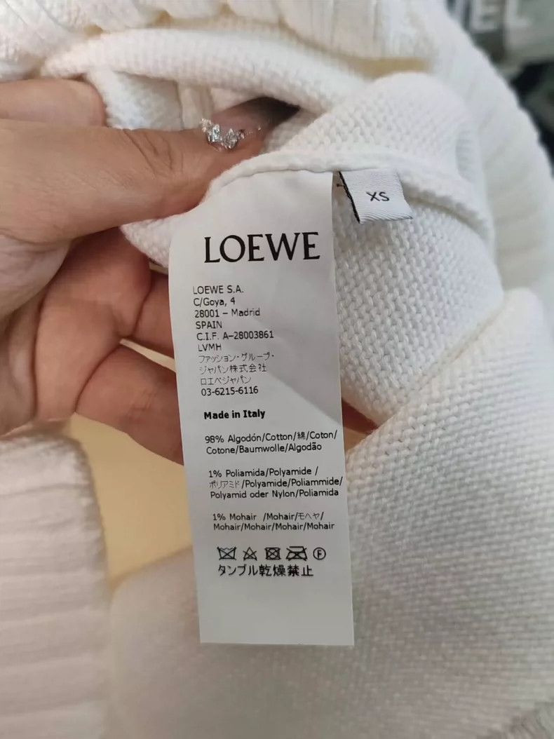 Loewe LOEWE Knitted sweater in pectin Size XS / US 0-2 / IT 36-38 - 4 Thumbnail