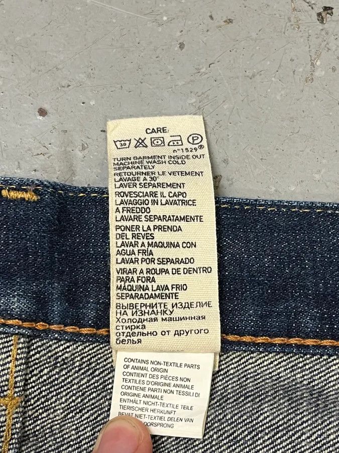 Polo Ralph Lauren 2000s Ralph Lauren Blue Patchwork Effect Slim Denim Jeans Size US 33 - 13 Thumbnail
