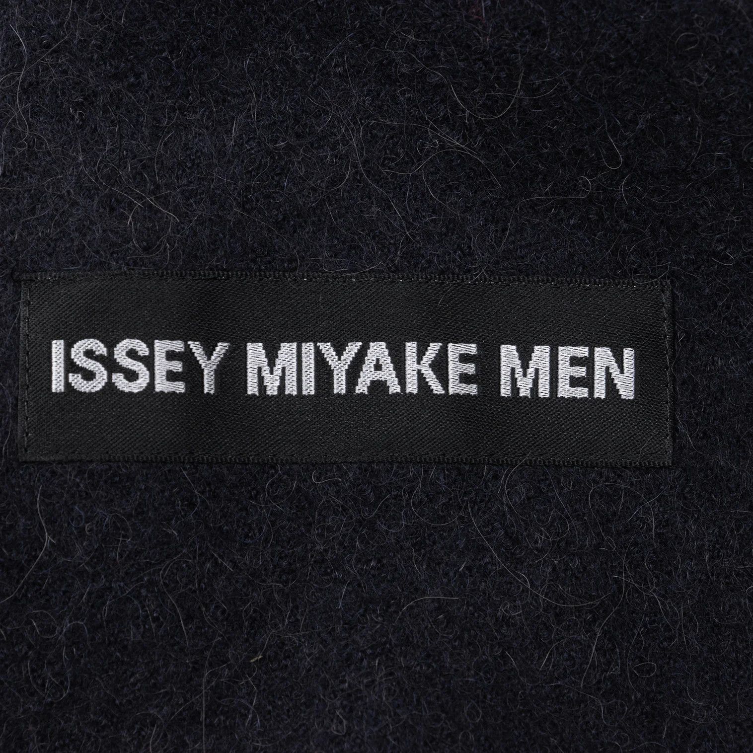 Issey Miyake Alpaca Wool Leather Belted Long Gown Coat in Navy Size US M / EU 48-50 / 2 - 20 Thumbnail