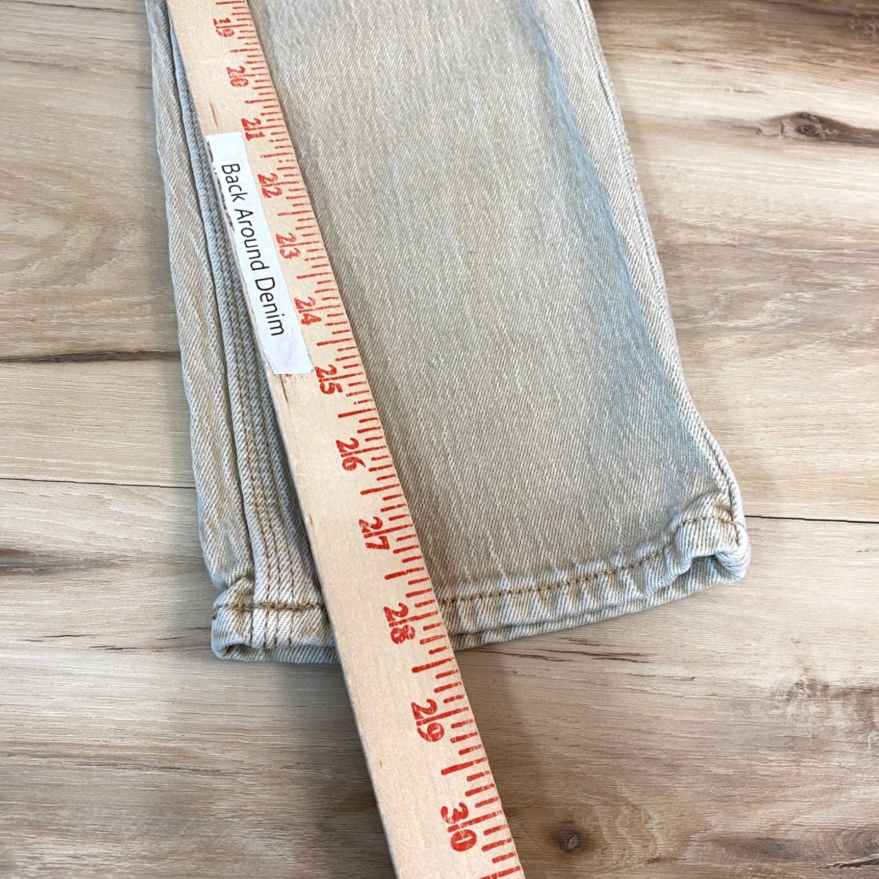 Banana Republic Banana Republic Athletic Fit Jeans Mens 30x30 Khaki Sand Stretch Denim Pants Jeans Shirt? Size US 30 / EU 46 - 6 Thumbnail