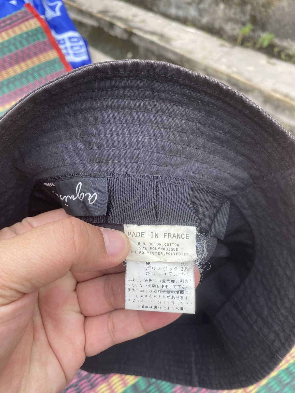 agnes b. Vintage Uneven Sun Faded Agnes B Hat Size ONE SIZE - 6 Thumbnail