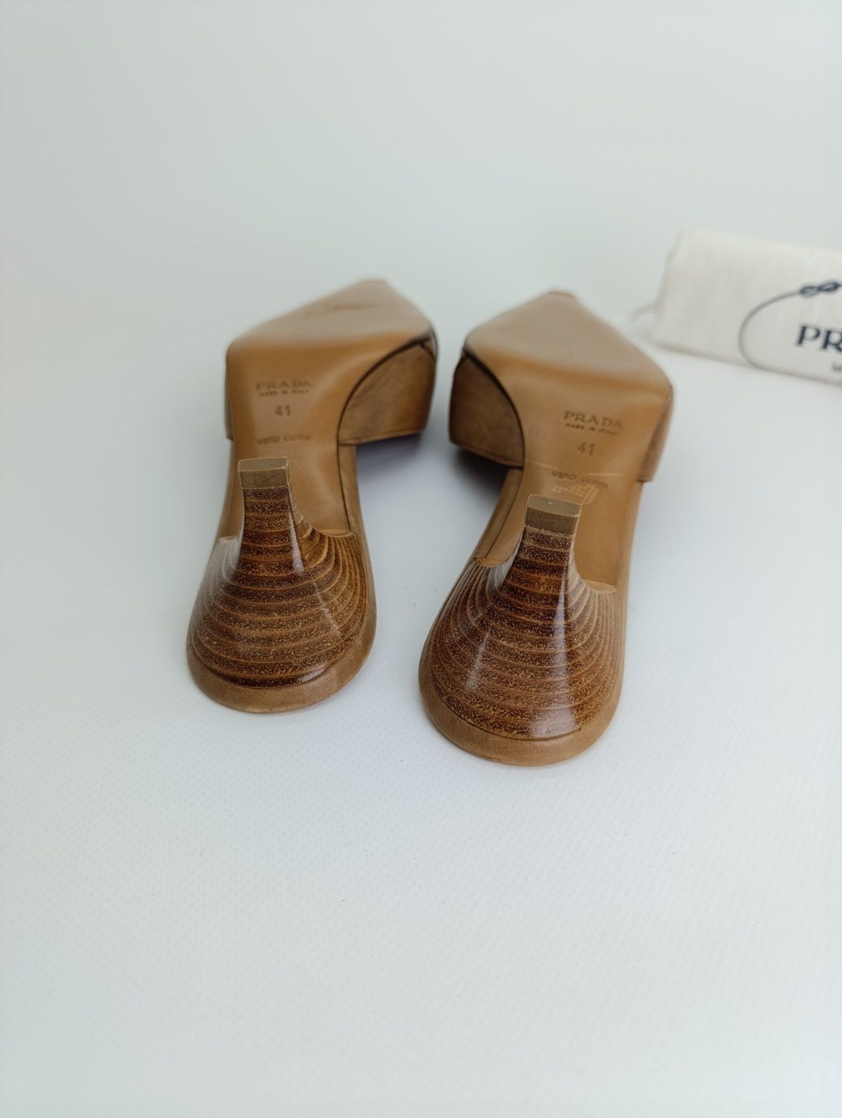Prada 00s PRADA WHIMSICAL BRAIDED LEATHER POINTY MULES HEELS Size US 11 / IT 41 - 18 Thumbnail