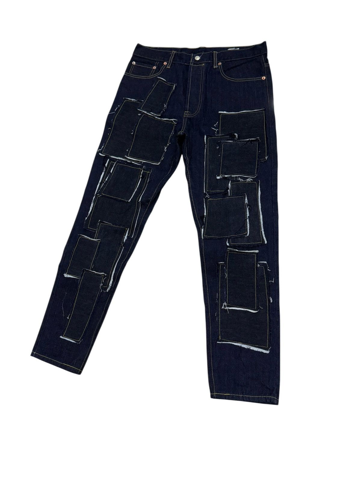 Edition Japan × Junya Watanabe × Levi's LEVIS 501 JAPAN EDITION SLIM TYPE PATCHWORK Size US 34 / EU 50 - 3 Thumbnail