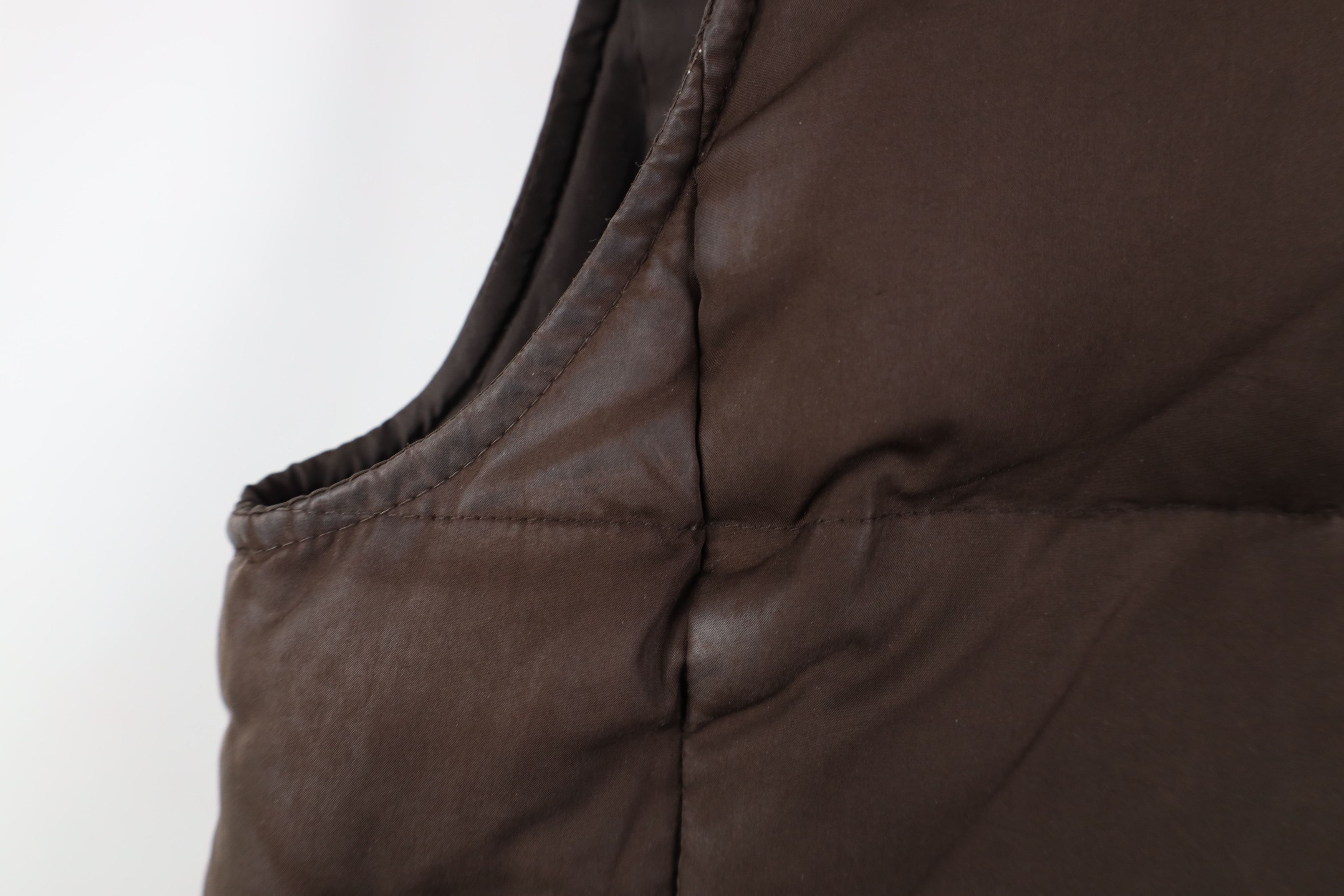 Gap Vintage Y2K Gap Duck Down Hooded Puffer Vest Jacket Brown Size M / US 6-8 / IT 42-44 - 5 Thumbnail