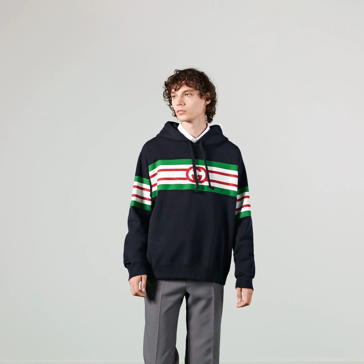 Gucci o1s1wg110225 Interlocking G Print Sweatshirt in Multicolor Size US M / EU 48-50 / 2 - 2 Thumbnail