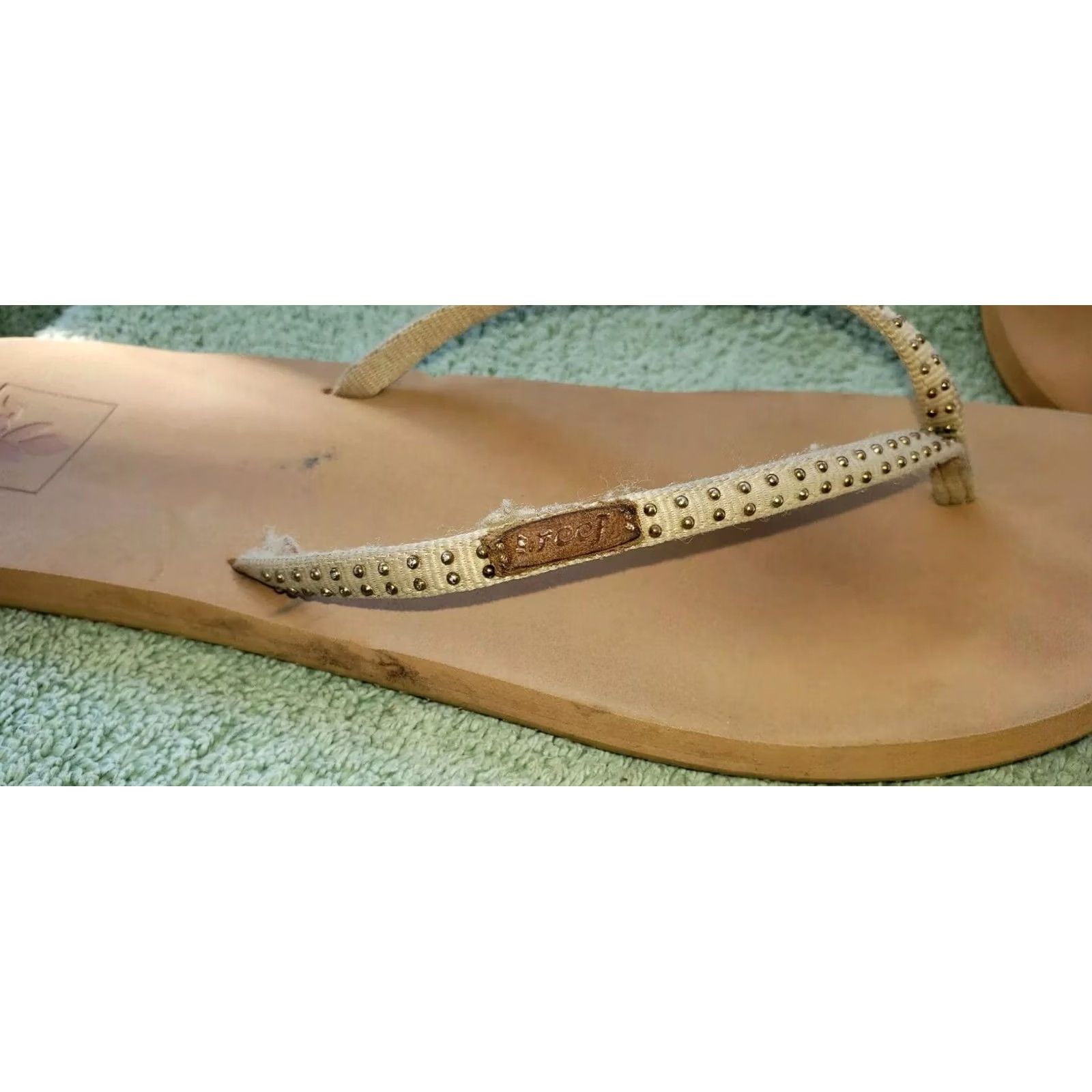 REEF Reef Women's Flip Flops US 10 Brown Bottoms With Formed Arch Synthetic Straps Sandal Womens Size 32" / US 10 / IT 46 - 4 Thumbnail