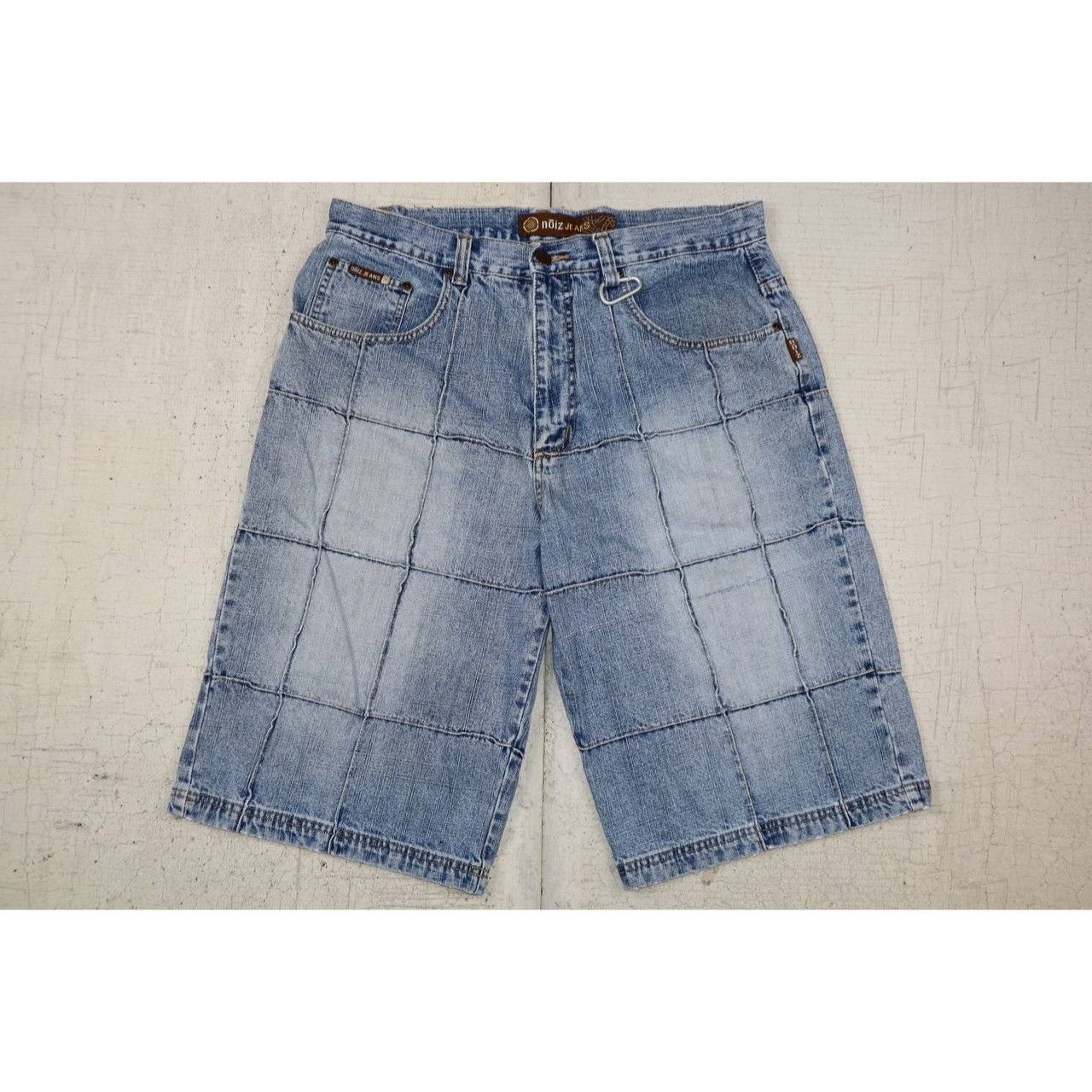 Vintage Y2K Noiz Jeans Baggy Denim Cargo Shorts - Men's 36 Hip Hop Size US 36 / EU 52 - 1 Thumbnail