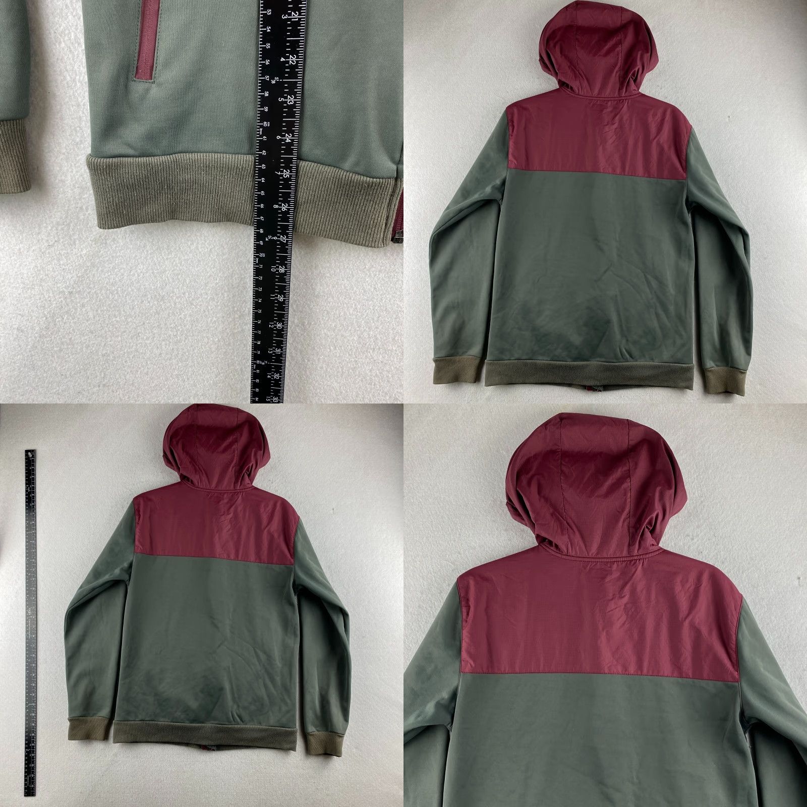 Vintage DC Hoodie Mens Small S Gray Full Zip Fleece Softshell Adjustable Hood Pockets Size US S / EU 44-46 / 1 - 9 Thumbnail