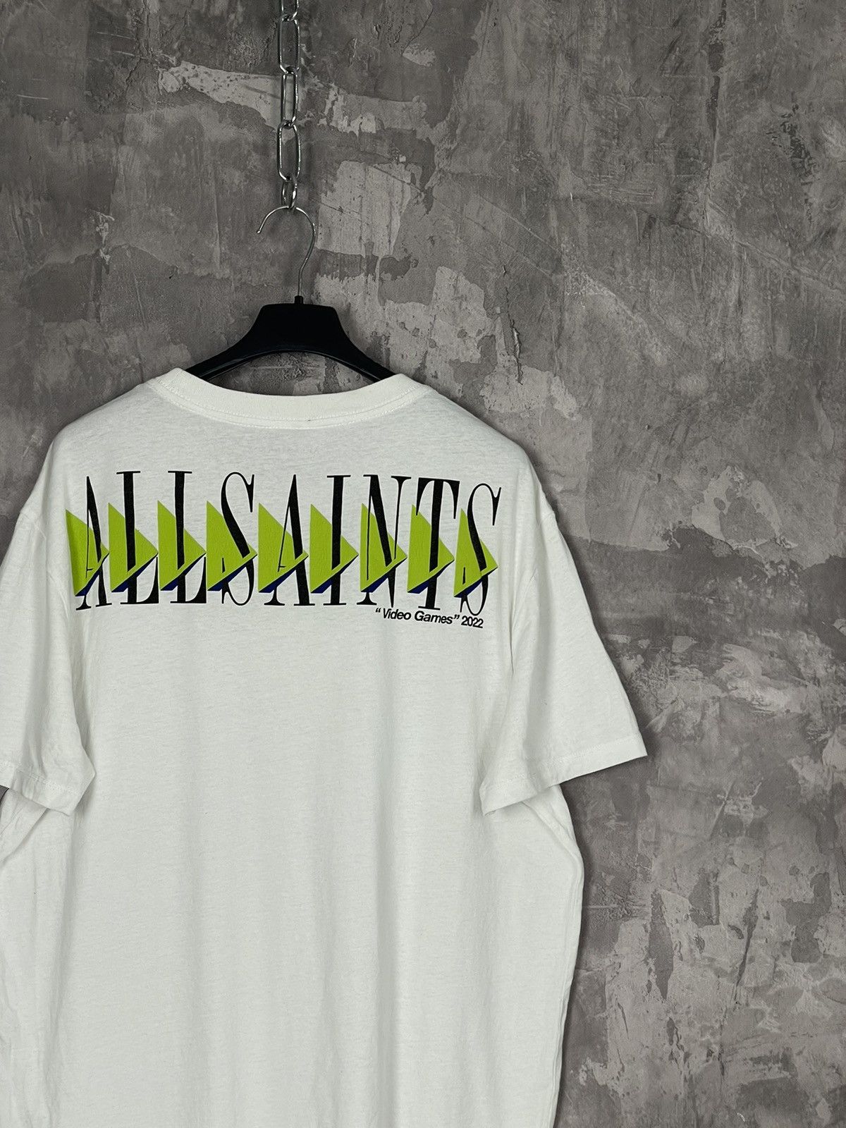Allsaints ALLSAINTS T-shirt Big LOGO Y2K “Video Games” Streetwear Size US M / EU 48-50 / 2 - 5 Thumbnail