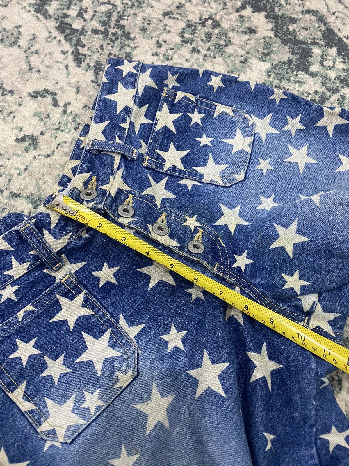Hysteric Glamour Magic Square Star Printed Hysteric Style Flare Denim Size US 28 / EU 44 - 10 Thumbnail