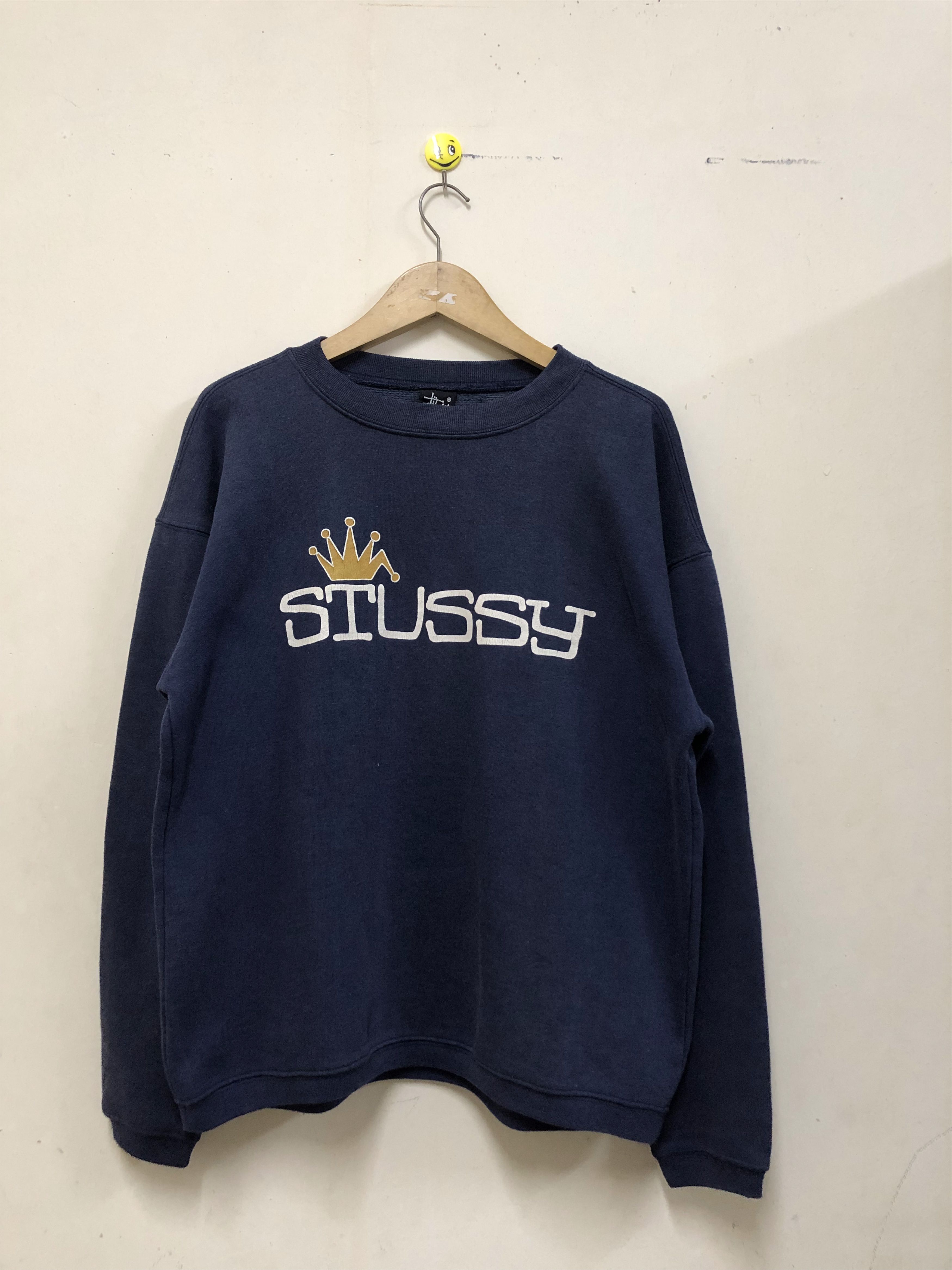 Stussy XSOLDX vintage sweatshirt stussy crown mirror print 80s 90s Size US XXL / EU 58 / 5 - 1 Thumbnail