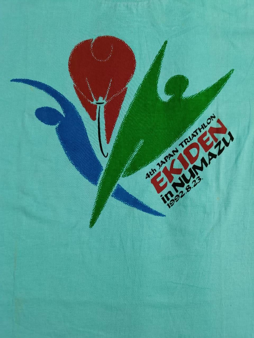 Japanese Brand × Le Coq Sportif Le Coq Sport 1992 Japan Triathlon Ekiden Rare Retro T Shirt Size US M / EU 48-50 / 2 - 3 Thumbnail