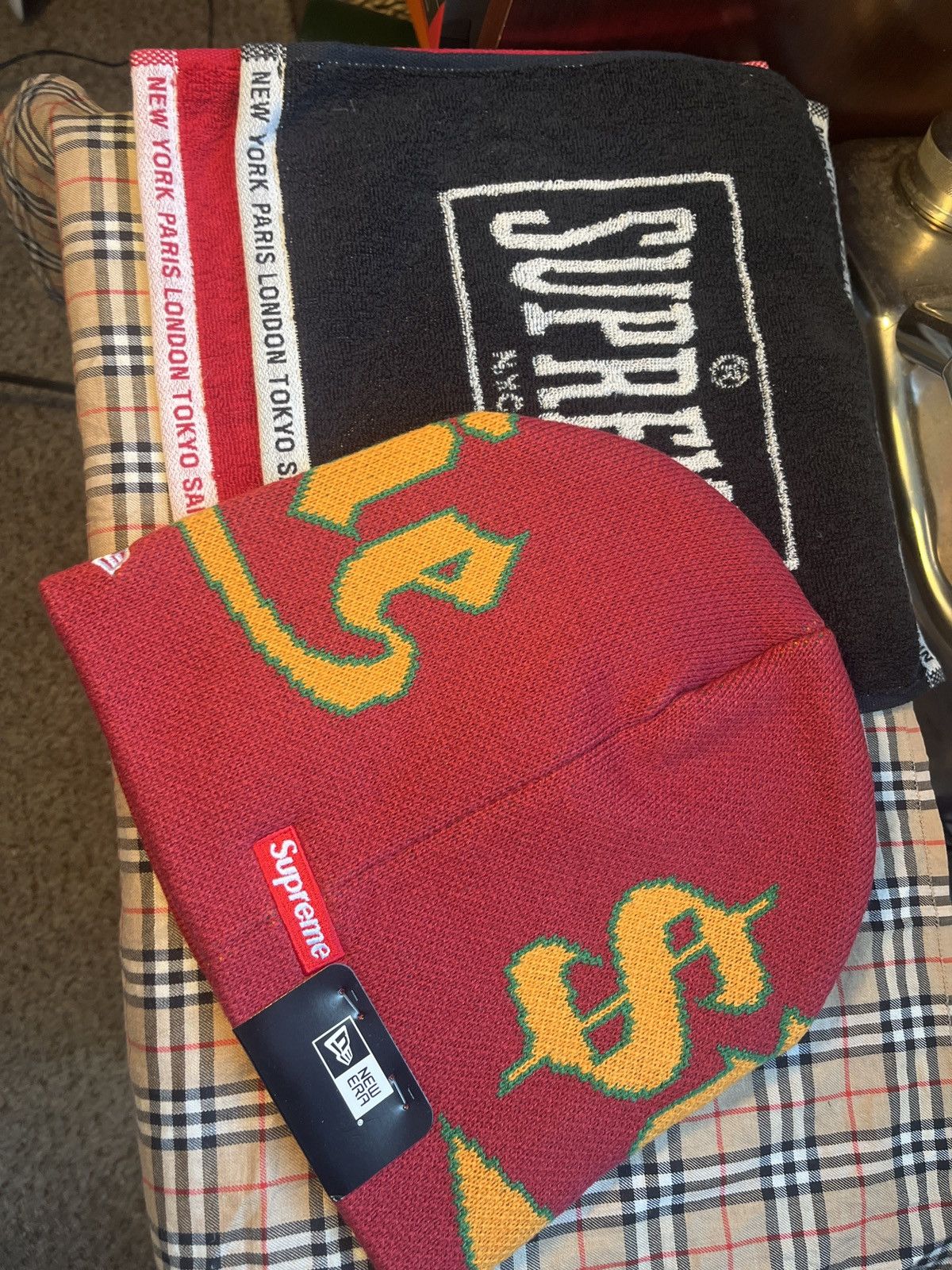 Supreme Supreme New Era Accent Logo Beanie Size ONE SIZE - 4 Thumbnail