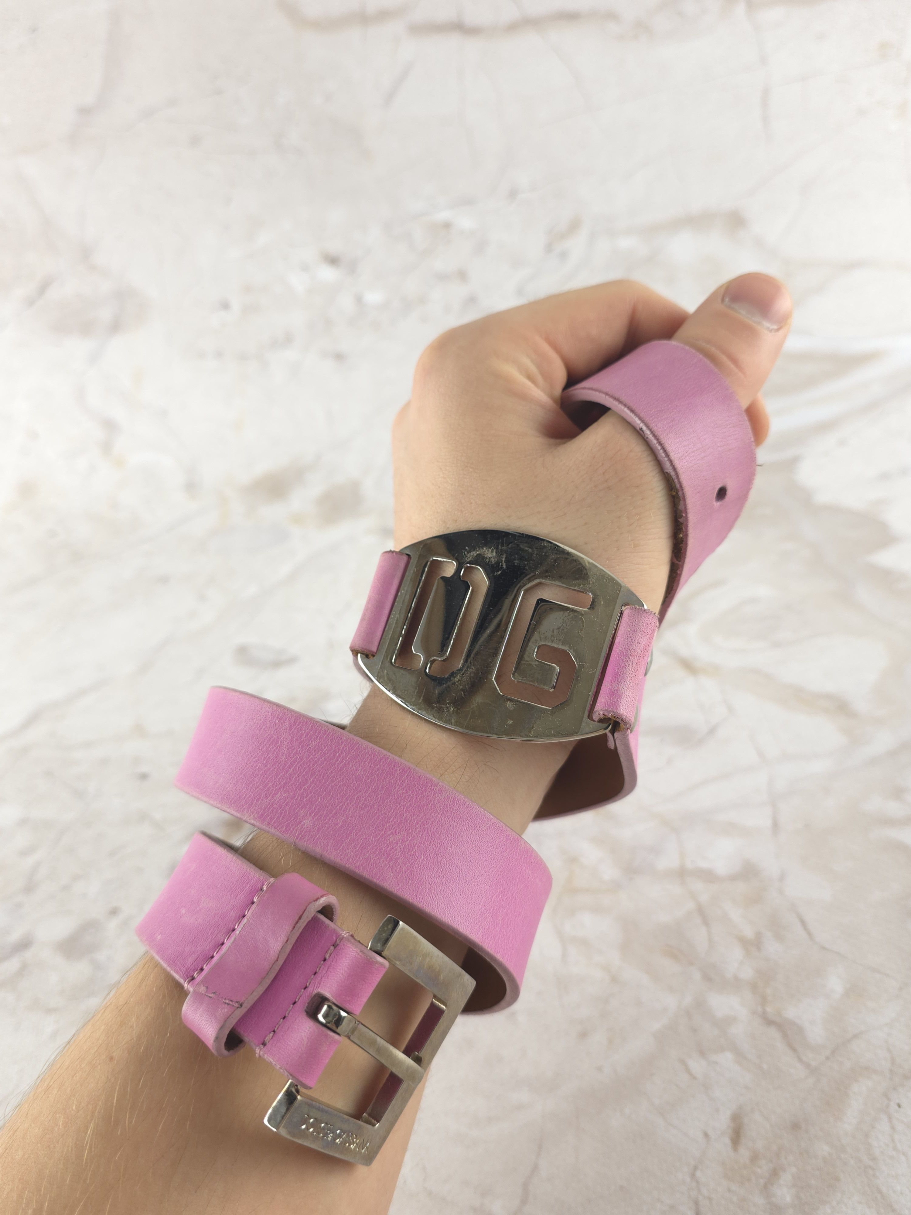 Dolce & Gabbana Dolce & Gabbana Archive Vintage buckle belt pink Size ONE SIZE - 2 Thumbnail
