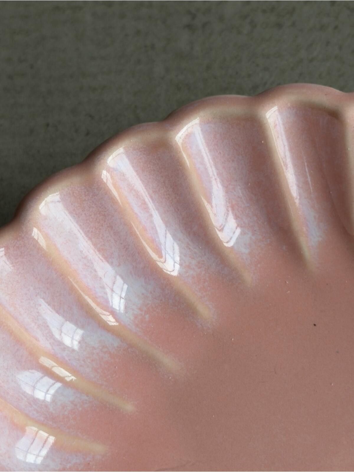 Other Pink Scalloped Ceramic Tray / Vanity Dish / Cottagecore Size ONE SIZE - 5 Thumbnail