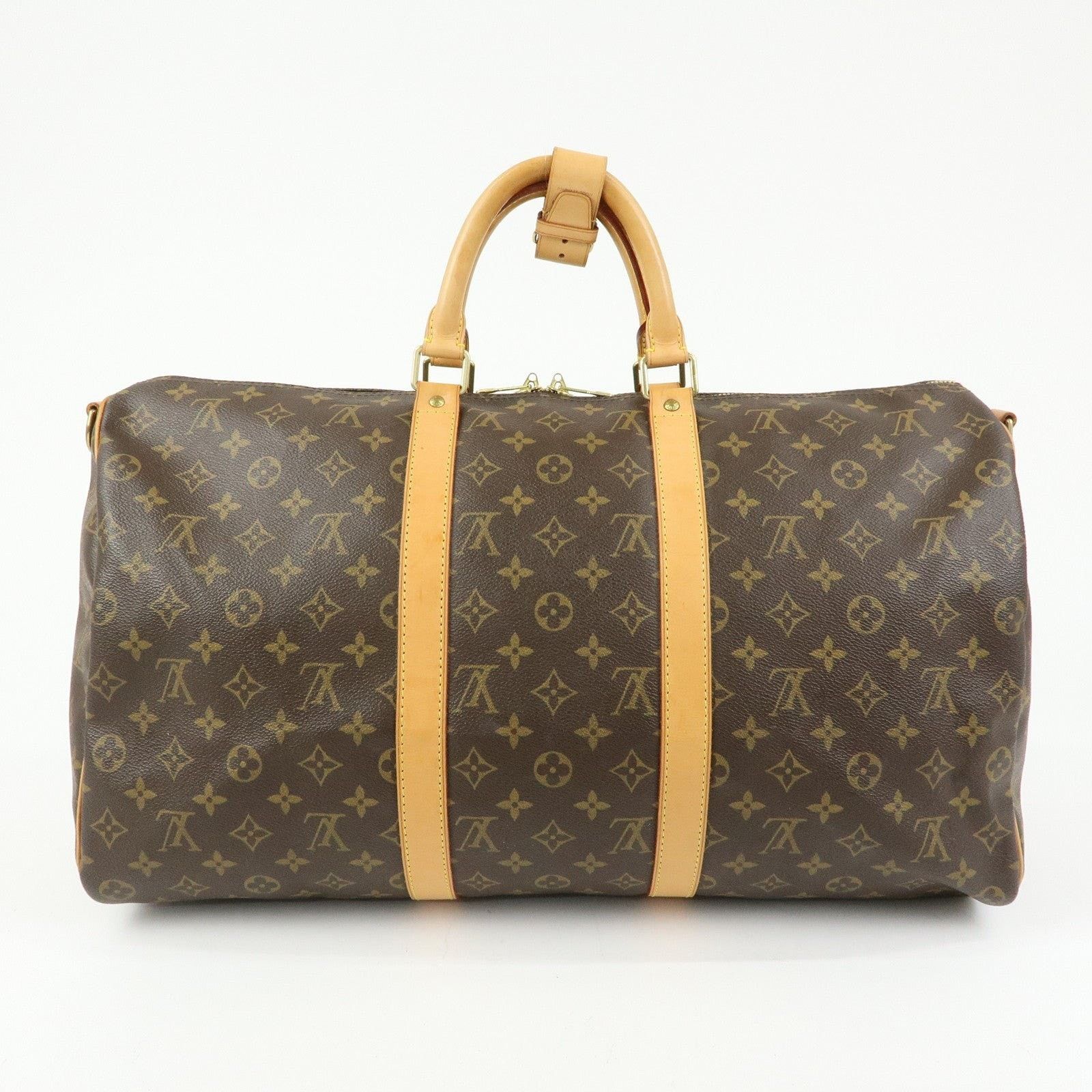 Louis Vuitton Louis Vuitton Monogram Keepall Bandouliere 50 Duffle Bag Size ONE SIZE - 2 Thumbnail