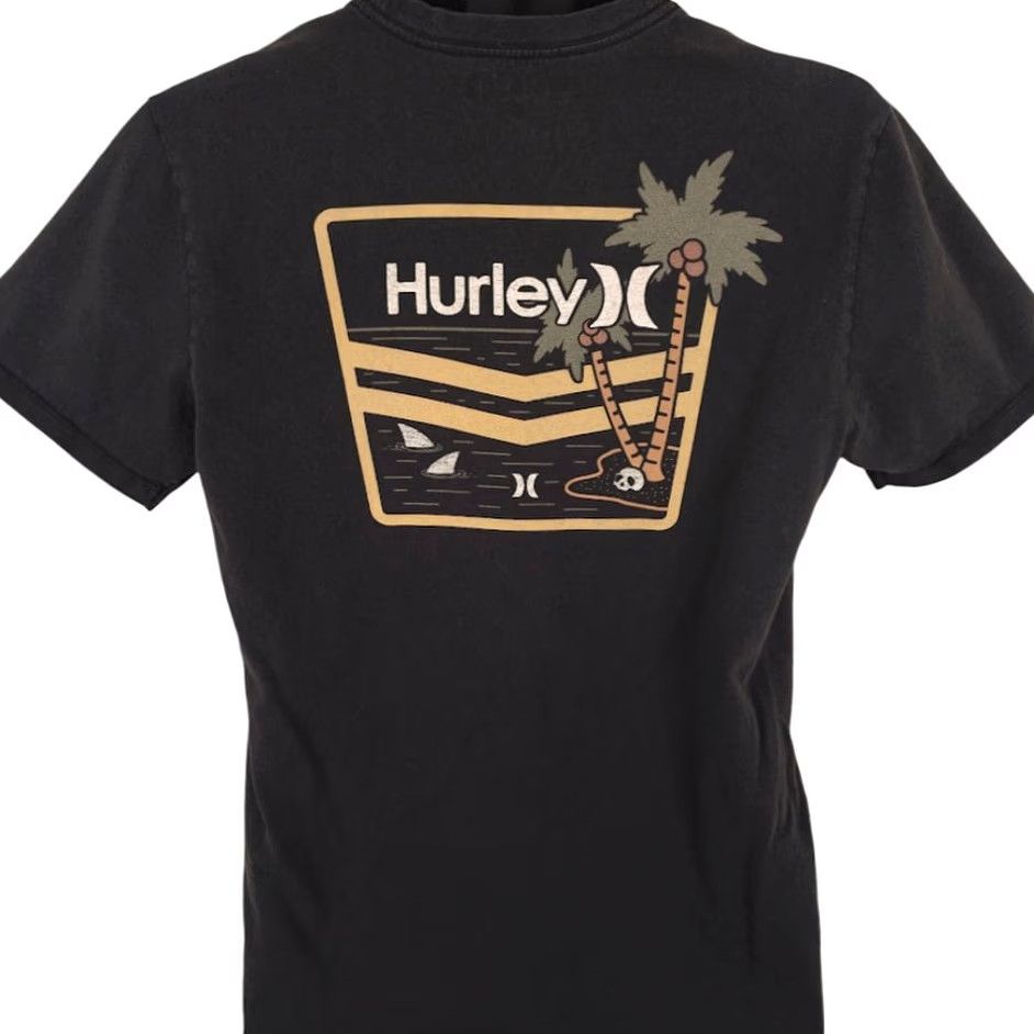 Hurley Hurley T Shirt Mens Size Small Black Surf And Skate Tiki Palm Trees Skull Shirt Mens Graphic Tee Skateboarding 2010s Black Hurley Size S Size US S / EU 44-46 / 1 - 4 Thumbnail