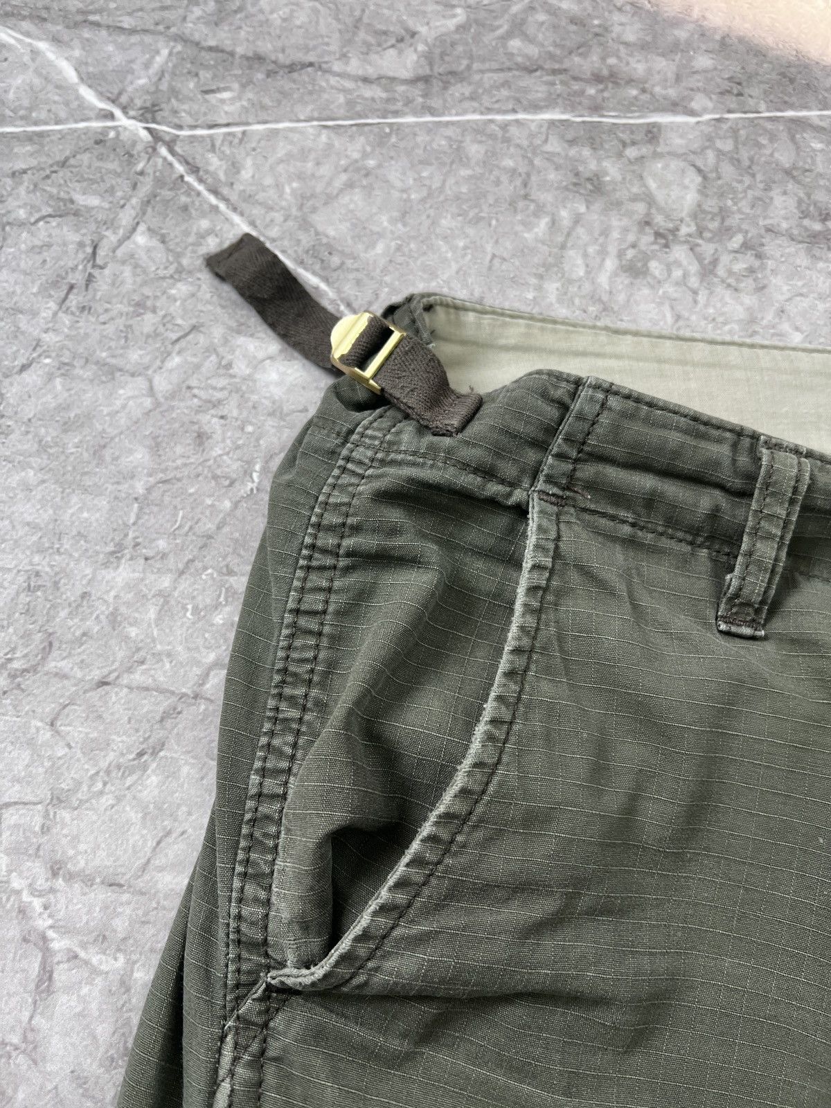 Carhartt × Vintage VINTAGE CARGO AVIATION DISTRESSED 2000s pants y2k olive Size US 34 / EU 50 - 9 Thumbnail