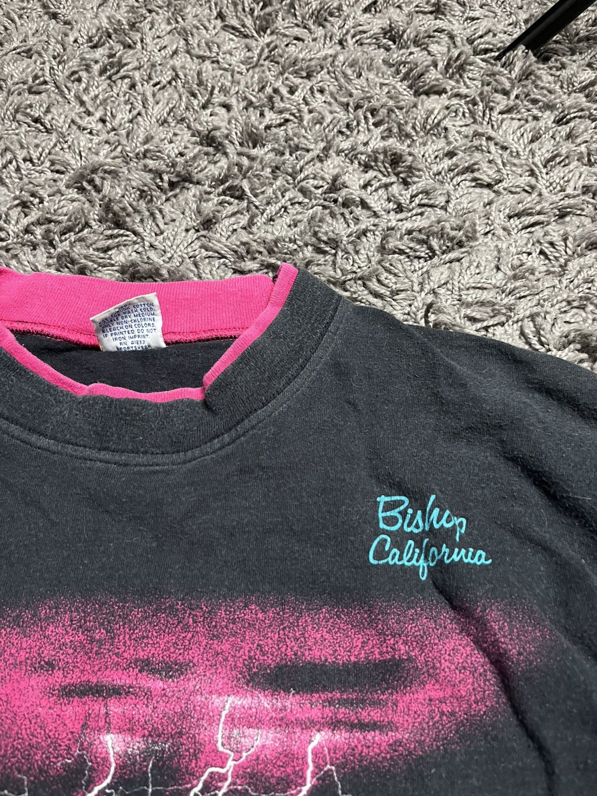 Vintage Vintage 90s Habitat LightningMountain AOP Shirt Double Sided Size US XL / EU 56 / 4 - 3 Thumbnail