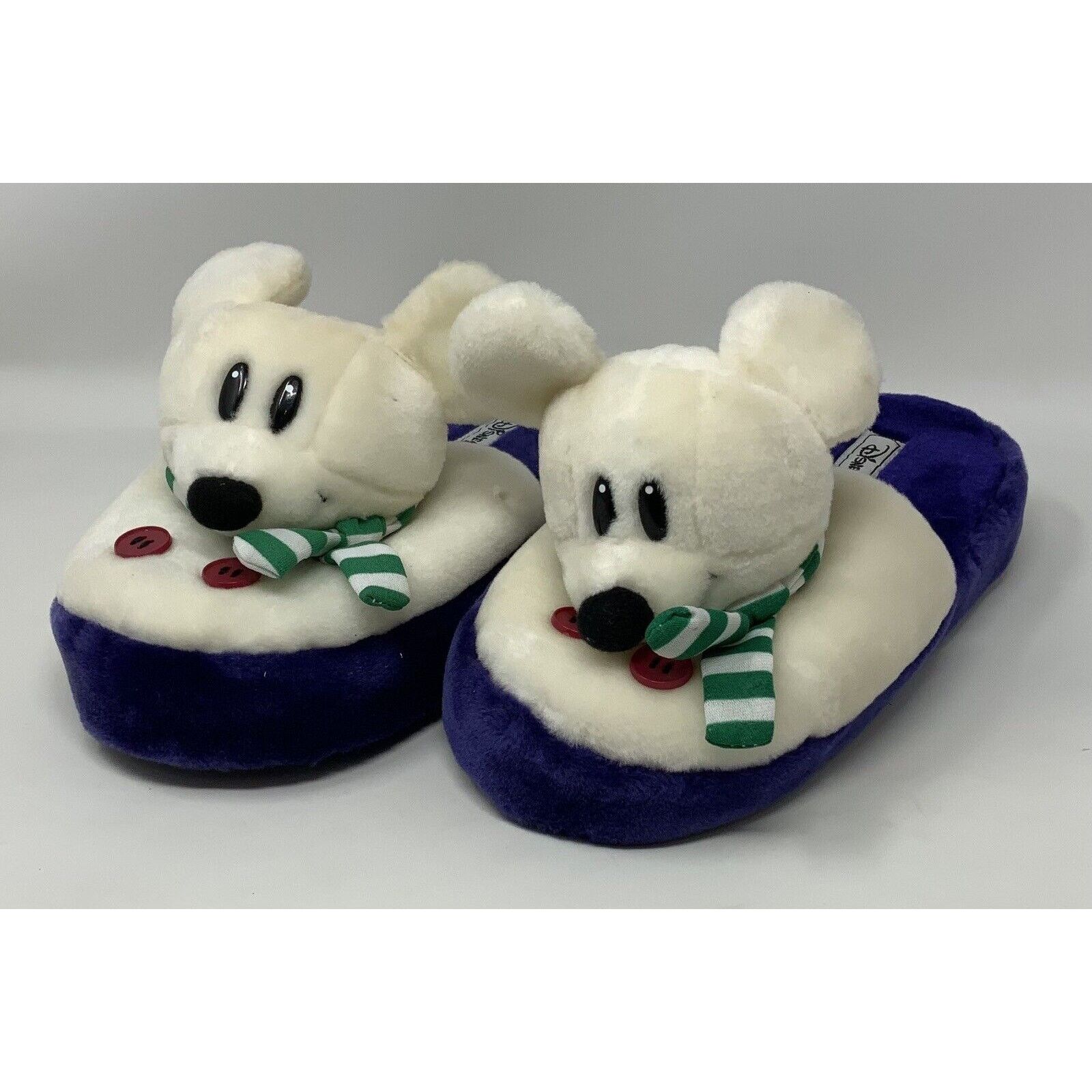 Disney Disney Mickey Mouse Christmas Slippers Size US 9 / IT 39 - 1 Thumbnail