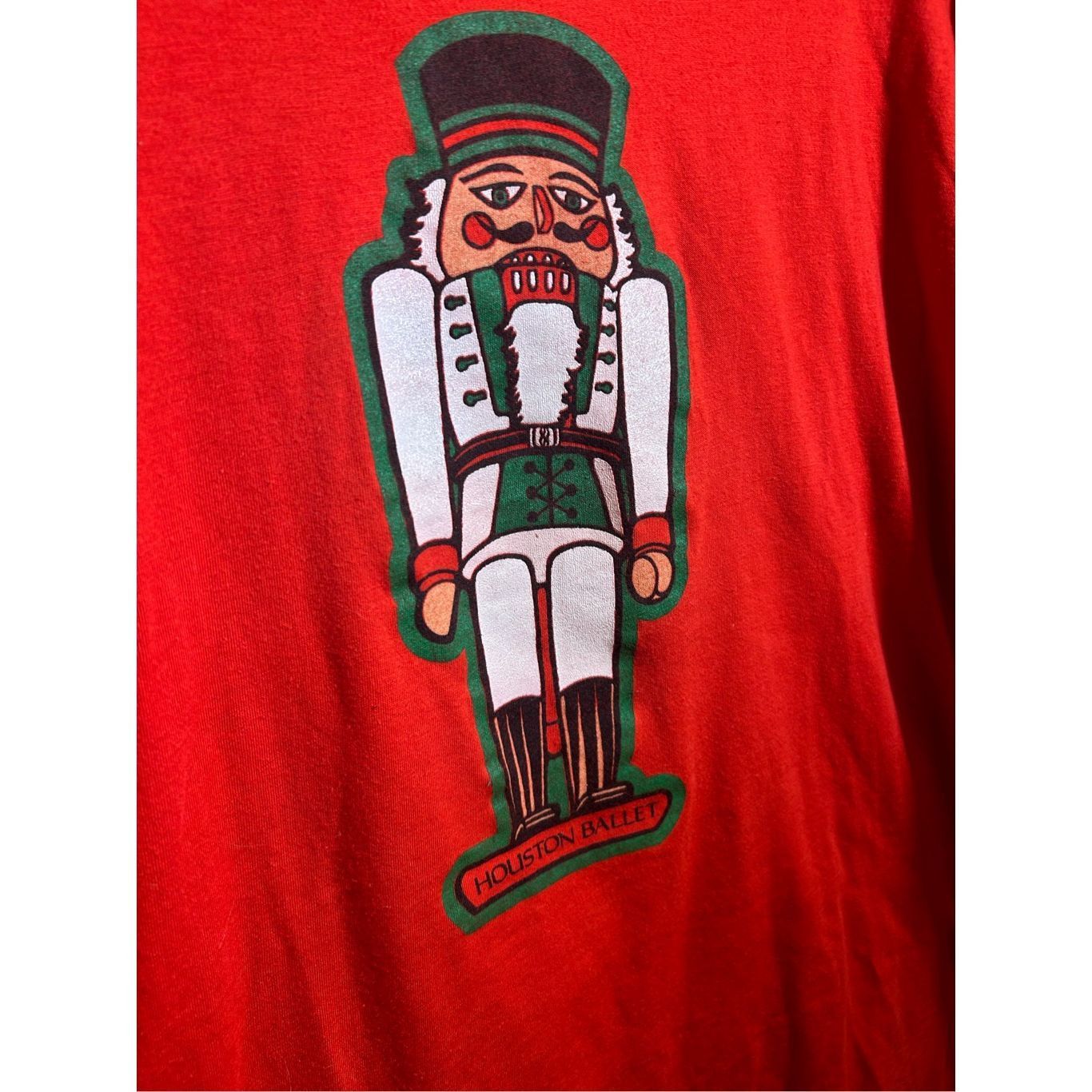 Vintage Men’s XL - Vintage 1980s Houston Ballet Nutcracker Tshirt Si Size US XL / EU 56 / 4 - 2 Thumbnail