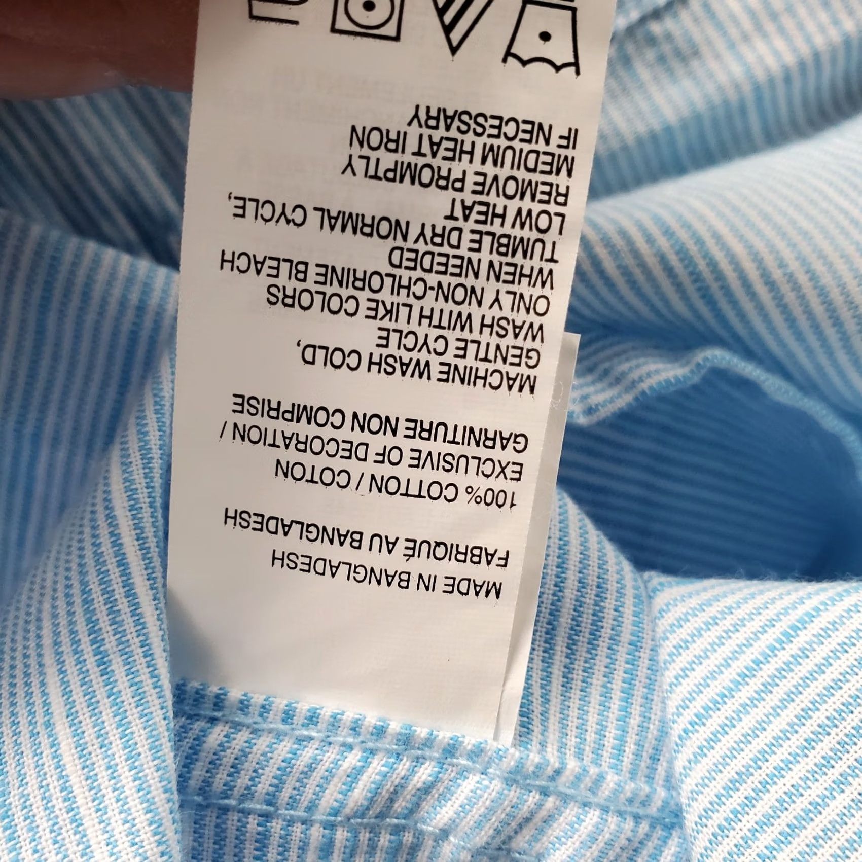 Izod IZOD Saltwater Dockside Chambray Shirt Mens LT Multicolor Collared Button-Up Fishing Size US L / EU 52-54 / 3 - 7 Thumbnail