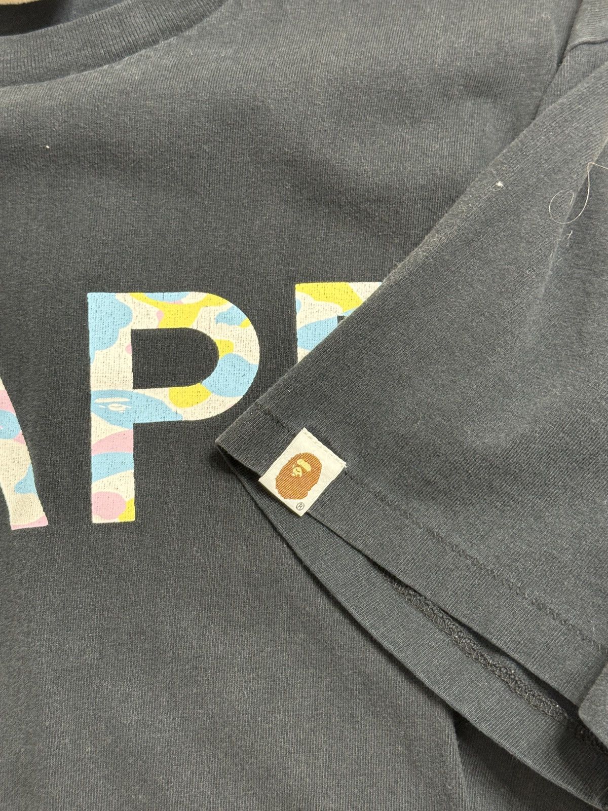 Bape Bape Colorful Spell-out Tee Size US L / EU 52-54 / 3 - 2 Thumbnail