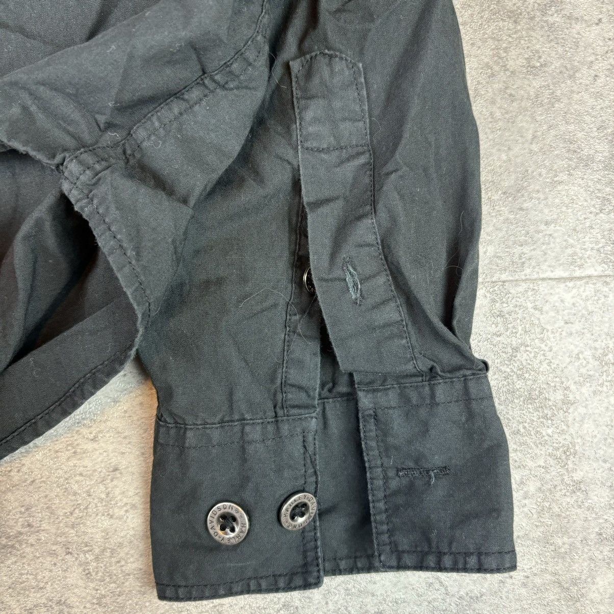 Harley Davidson Y2k black Harley davidson eagle button up Size US M / EU 48-50 / 2 - 5 Thumbnail