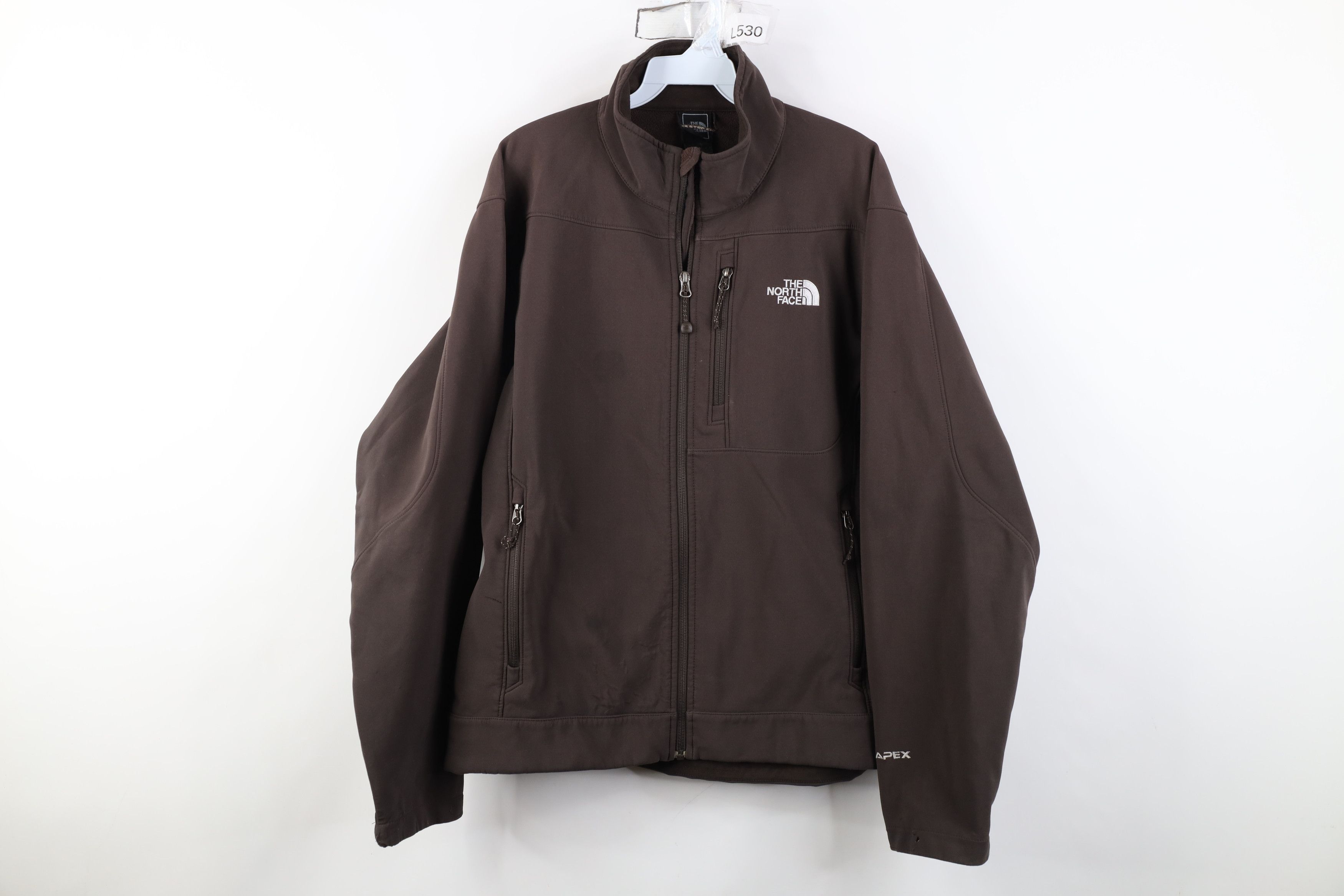 The North Face Vintage The North Face Apex Soft Shell Jacket Brown Size US L / EU 52-54 / 3 - 1 Thumbnail