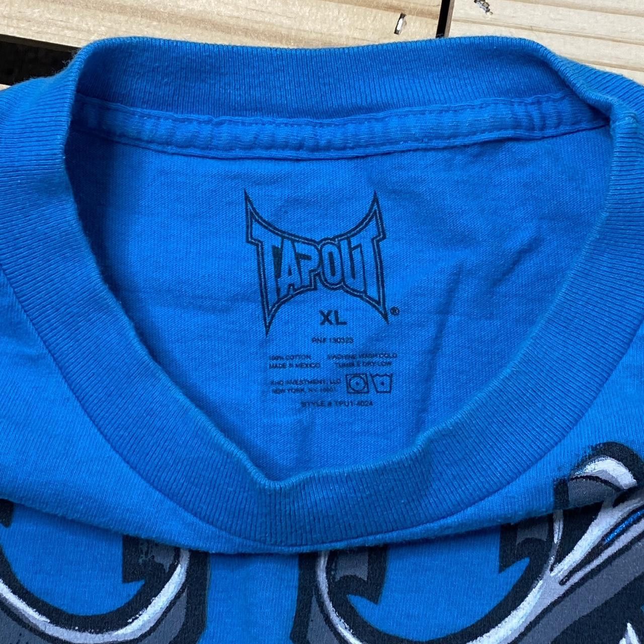 Tapout Tapout Blue Y2K MMA Tee Size XL Size US XL / EU 56 / 4 - 3 Thumbnail