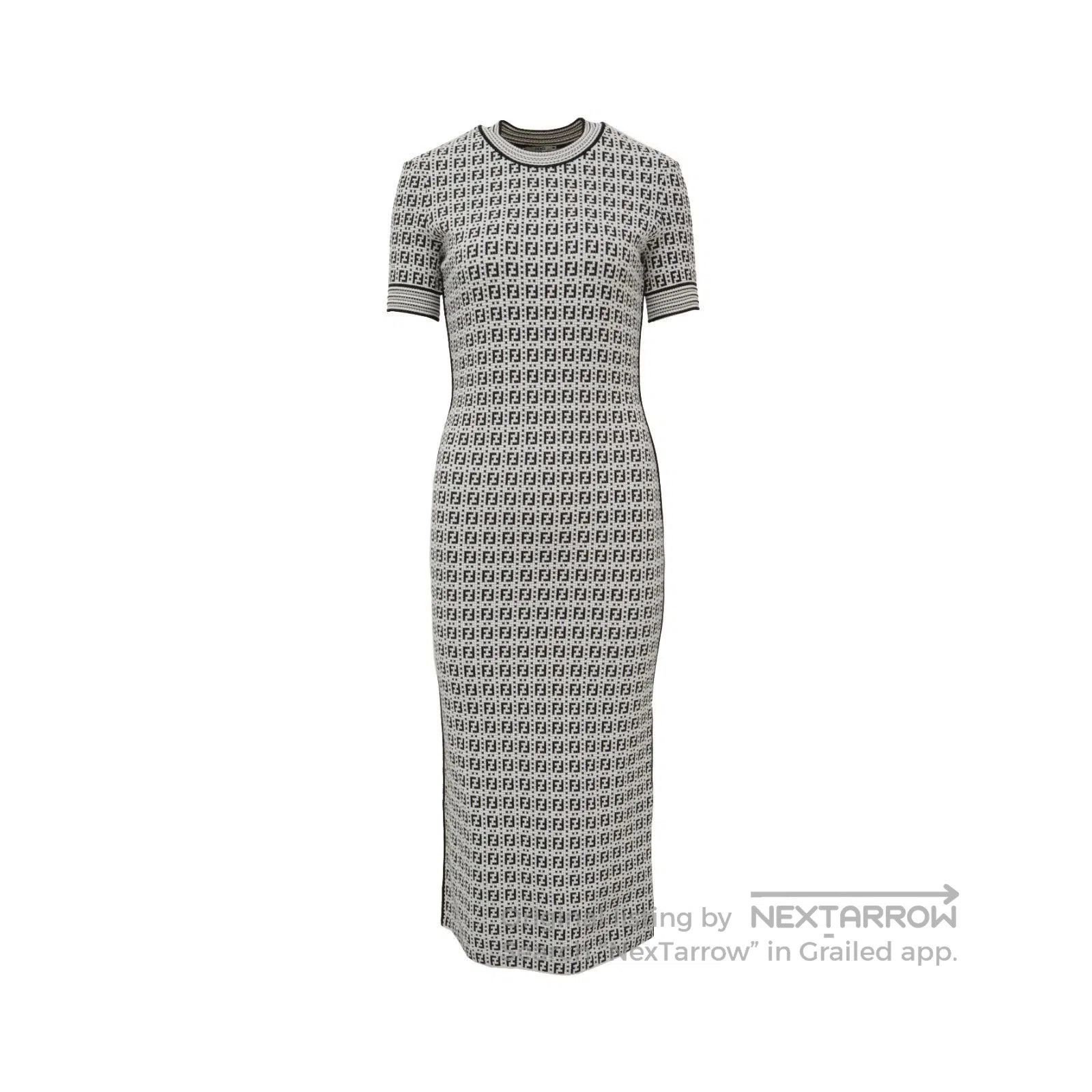 Fendi fendi short-sleeve printed dress. Size US 32 / EU 48 - 1 Thumbnail