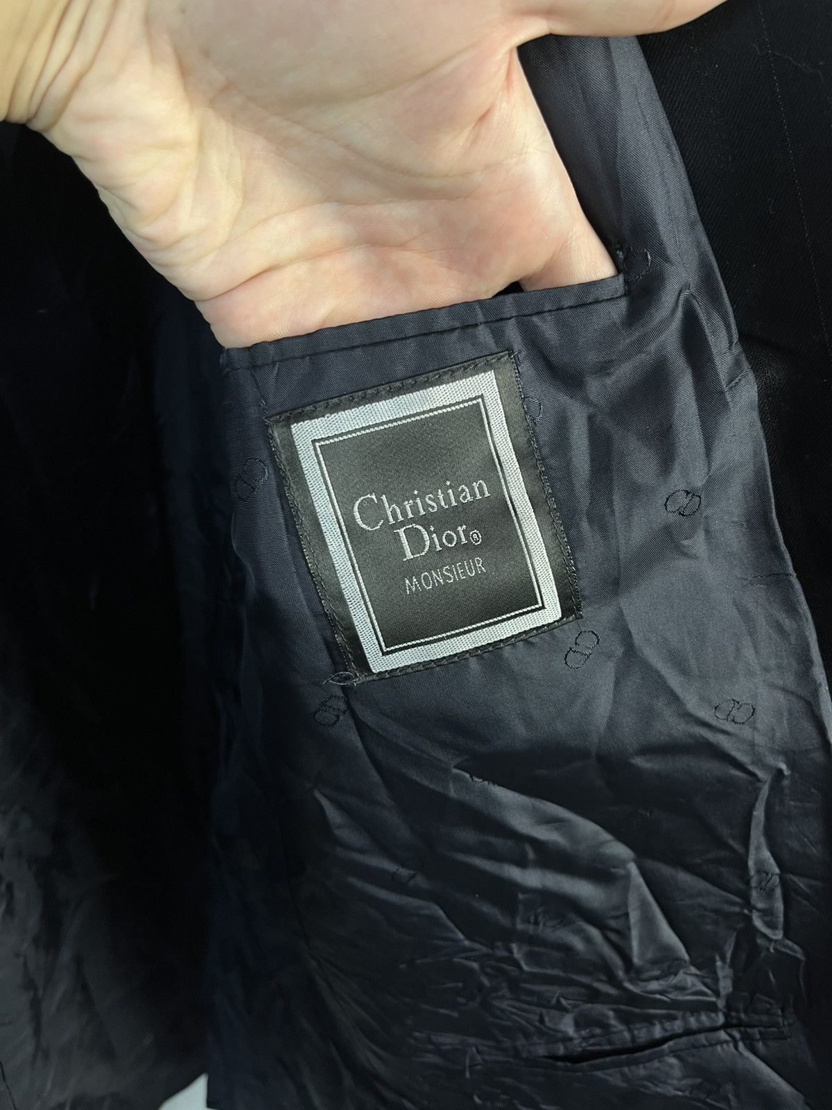 Christian Dior Monsieur × Vintage Christian Dior Monsieur Vintage Luxury Wool Blazer Jacket Size 42R - 8 Thumbnail