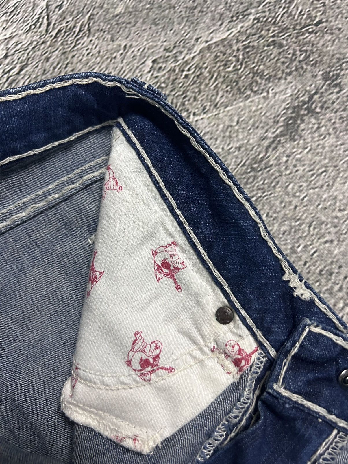 True Religion True Religion jeans flared vintage denim pants navy blue Size 28" / US 6 / IT 42 - 12 Thumbnail