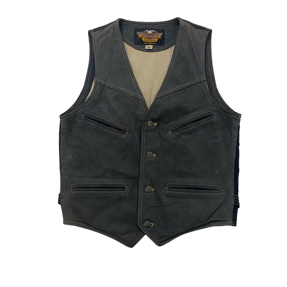 Harley Davidson ✨Vintage Harley Davidson leather vest Size US S / EU 44-46 / 1 - 4 Thumbnail