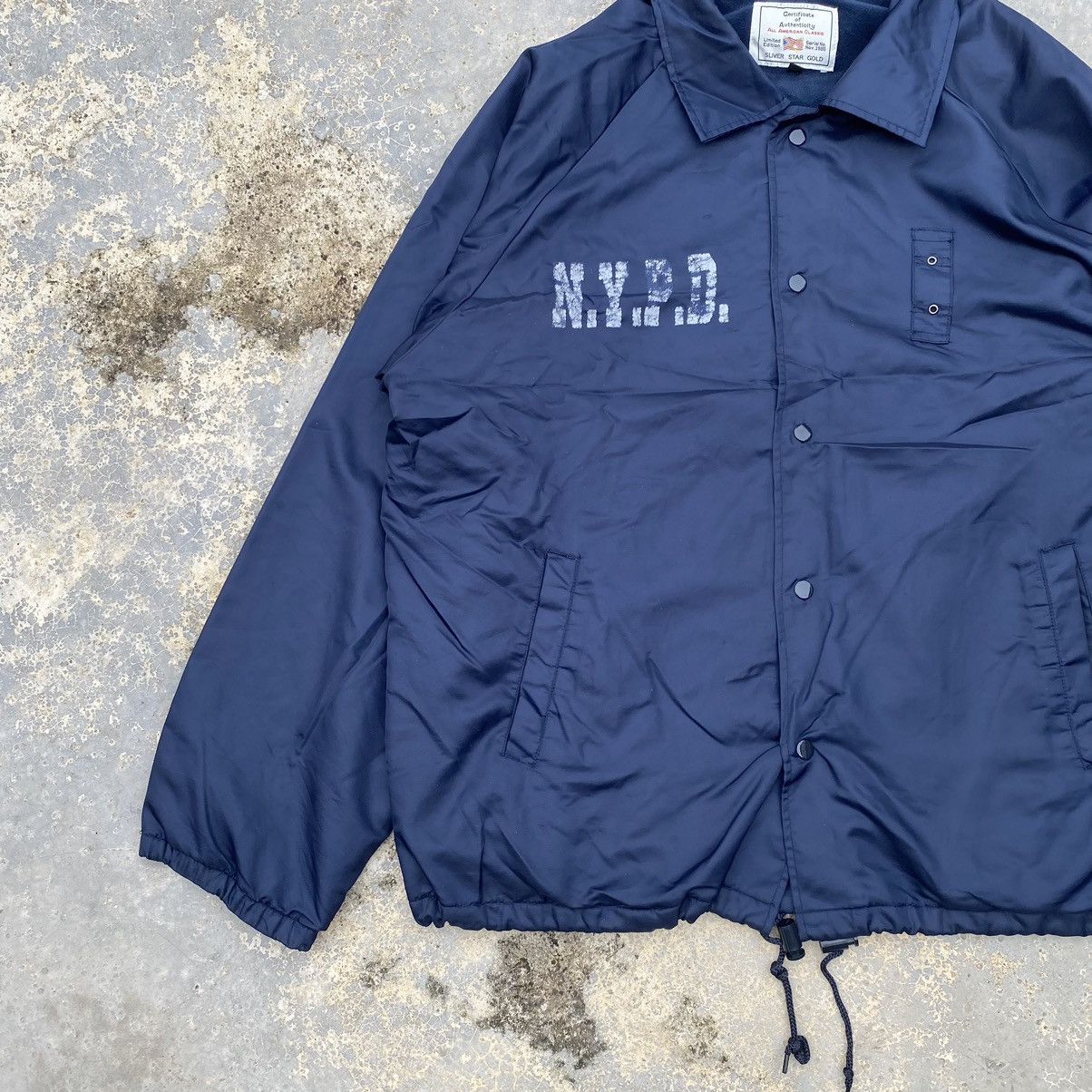 If Six Was Nine × Japanese Brand × Vintage vintage NYPD police department light coach jacket Size US XL / EU 56 / 4 - 5 Thumbnail