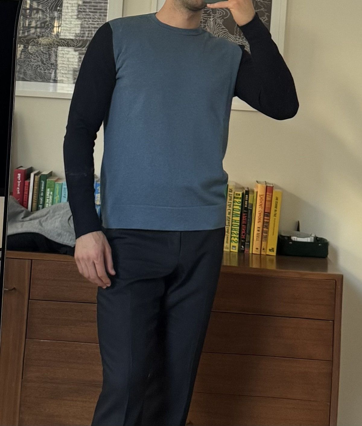 Theory Theory Two Tone Sweater Size US M / EU 48-50 / 2 - 3 Thumbnail